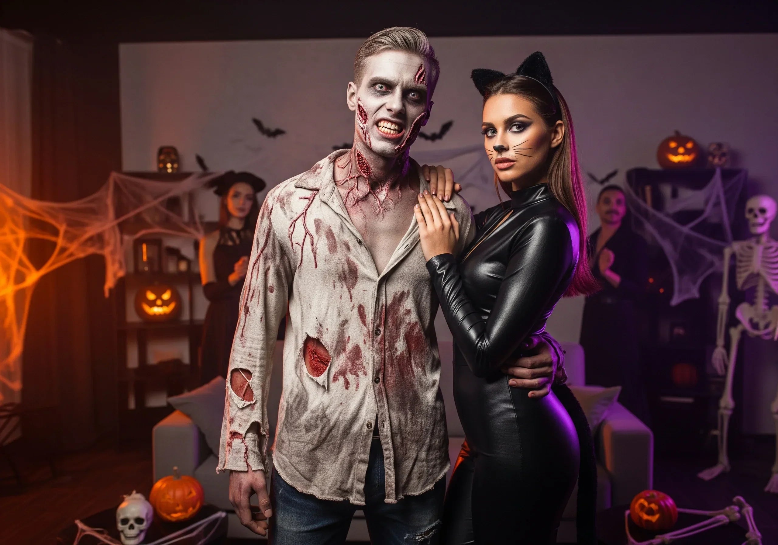 Male Halloween makeup Long-lasting fantasy makeup Transfer-proof makeup 36-hour setting spray High-pigmentation makeup