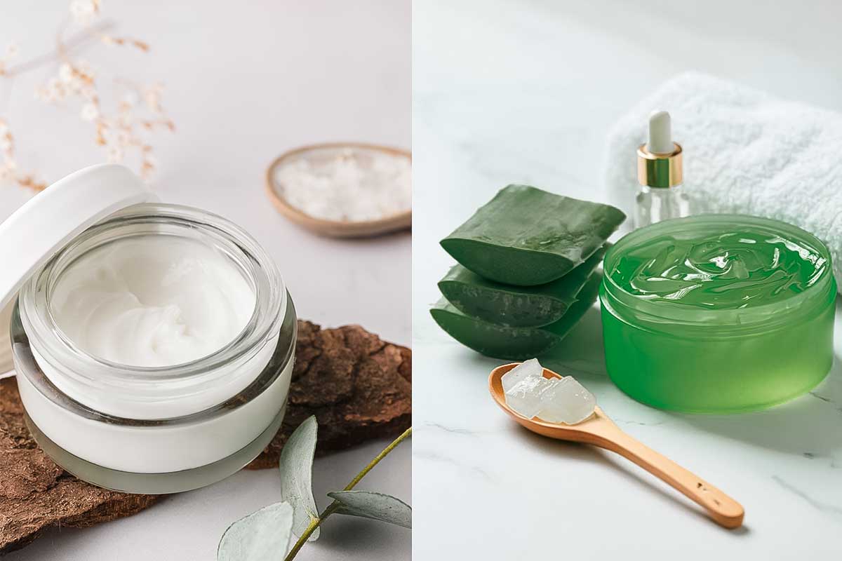 Cream vs gel moisturizer