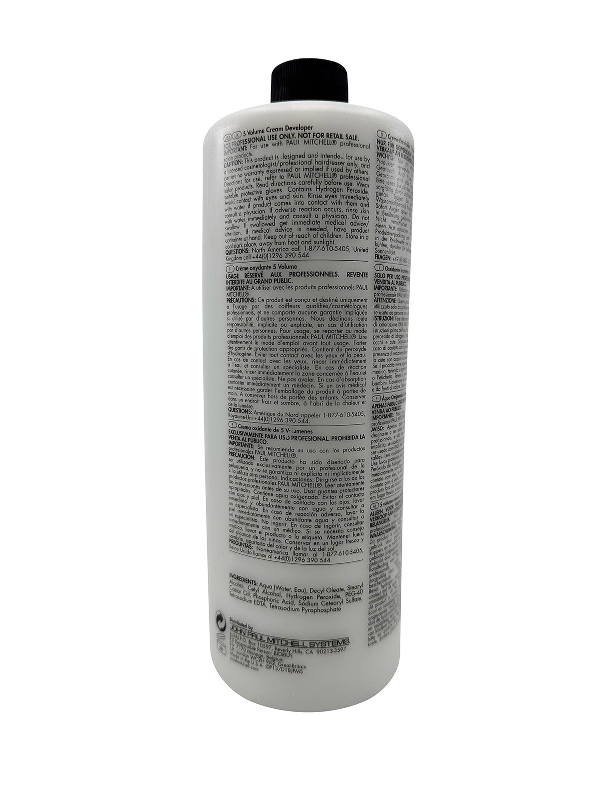 Paul Mitchell 5 Vol. Cream Developer 1.5% 33.8 OZ