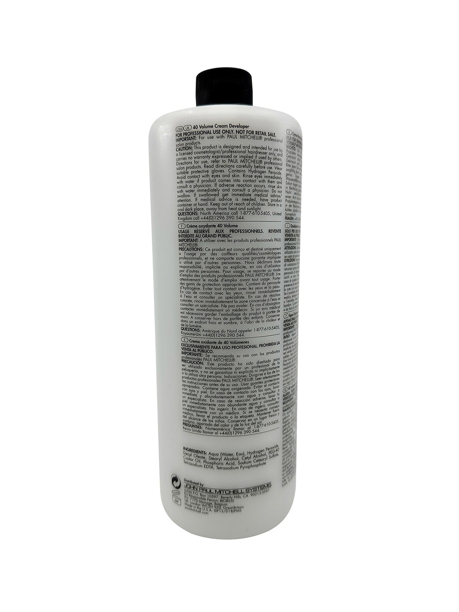 Paul Mitchell 40 Vol. Cream Developer 12% 33.8 OZ