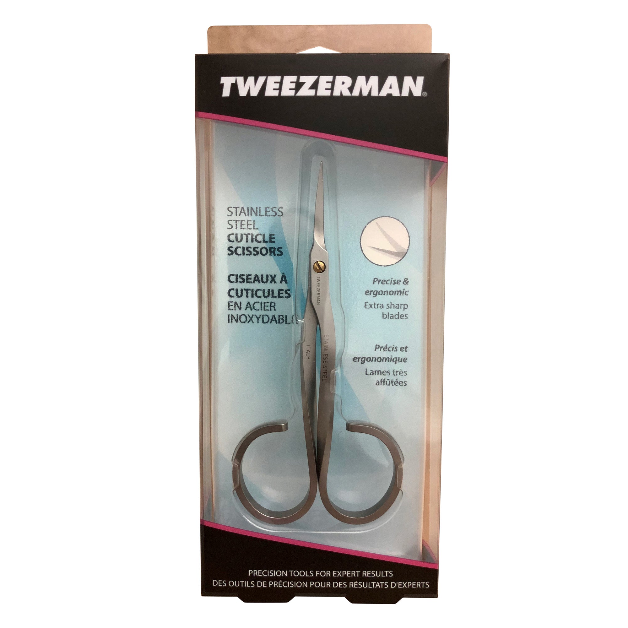 Tweezerman Stainless Steel Cuticle Scissors Model 3004-R