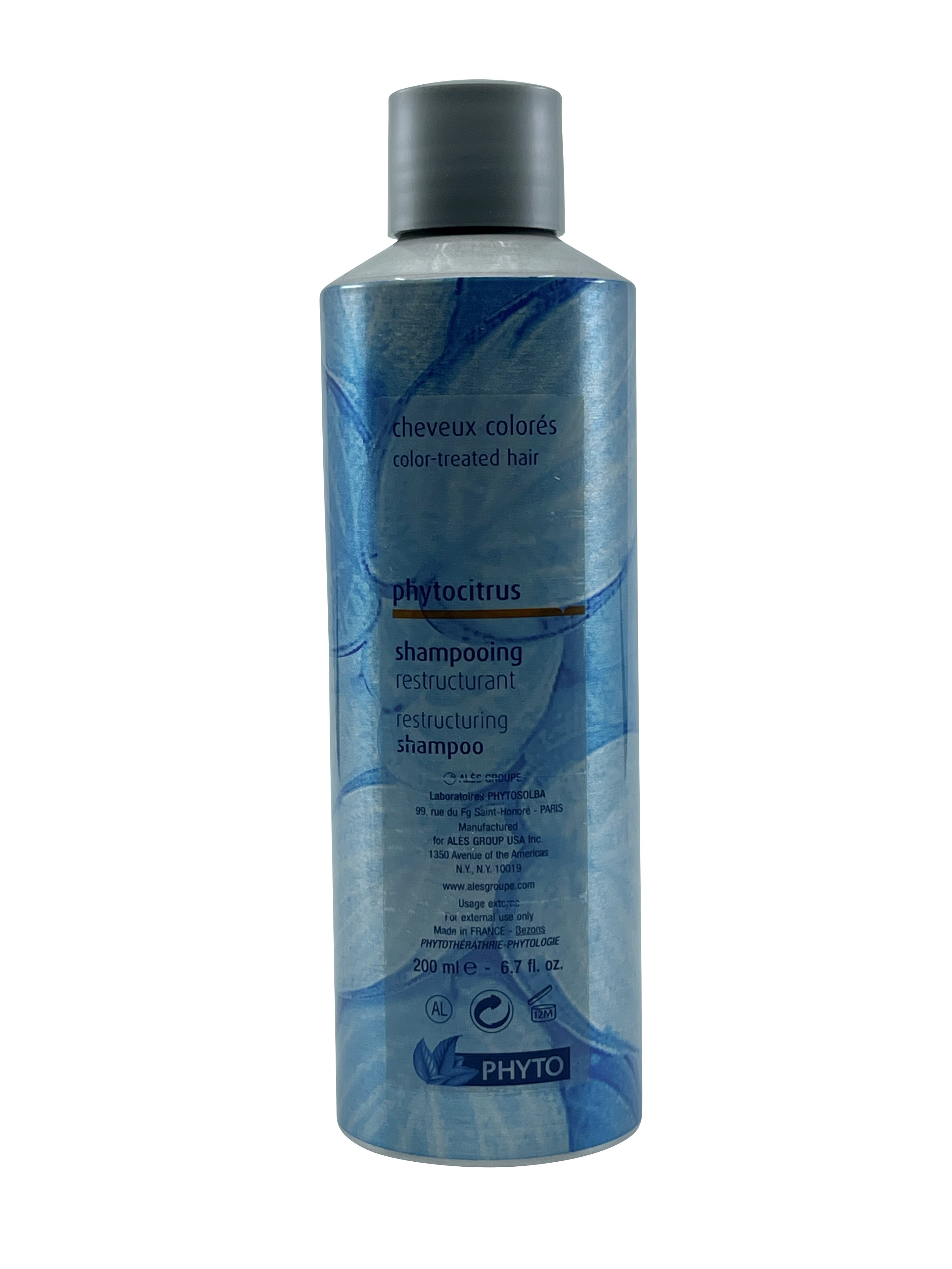 Phyto Phytocitrus Restructuring Shampoo Color Treated Hair 6.7 OZ