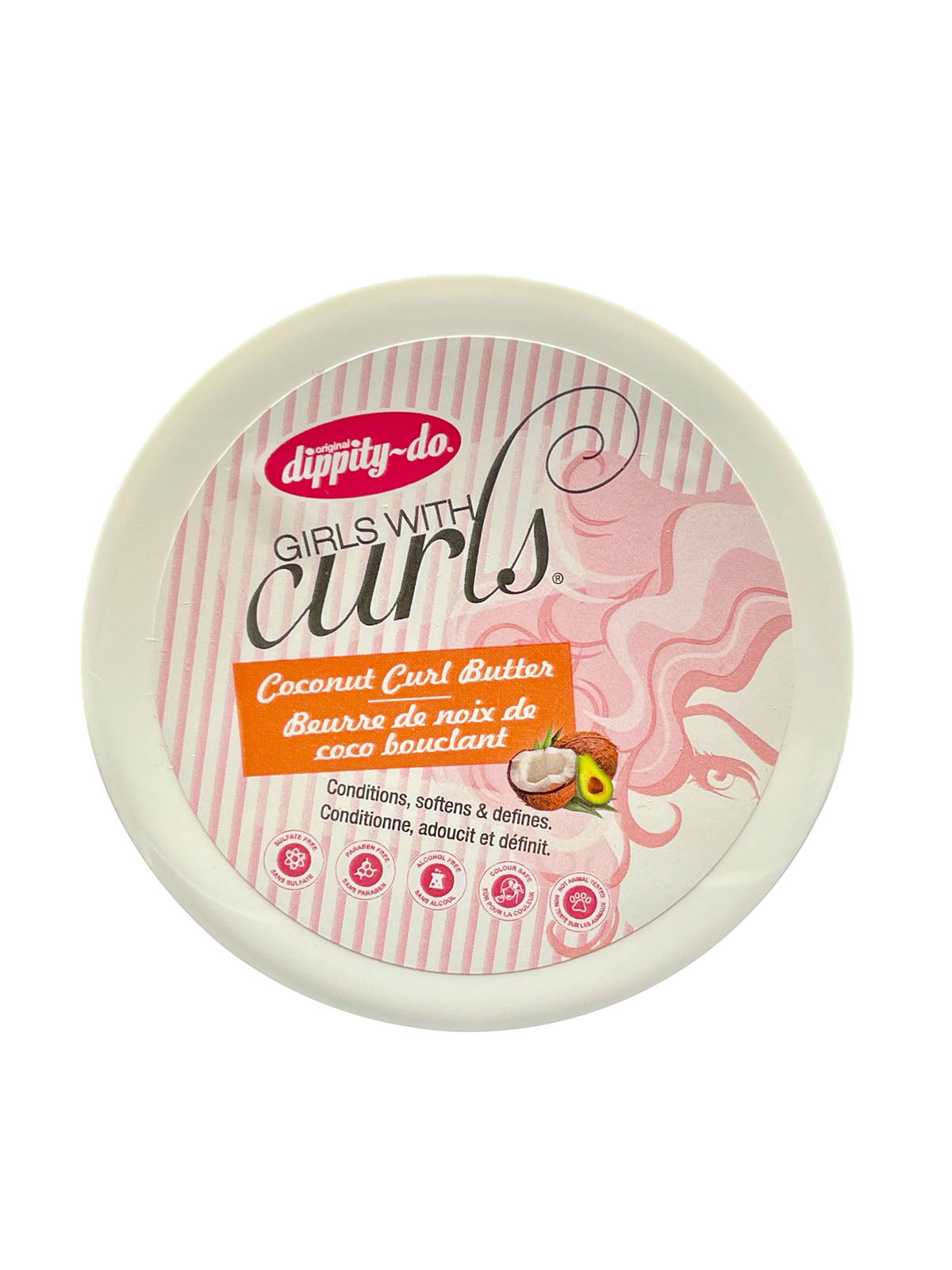 Dippity Do Girls with Curls Coconut Curl Butter 6.1 OZ