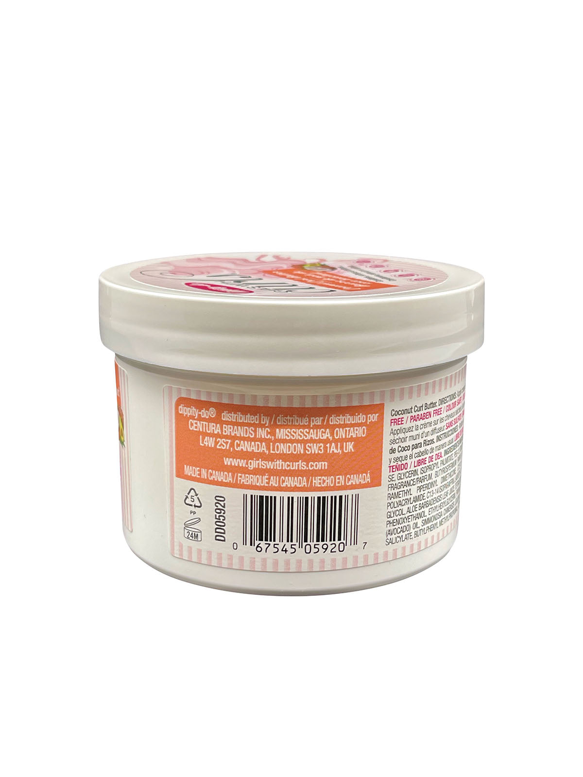 Dippity Do Girls with Curls Coconut Curl Butter 6.1 OZ