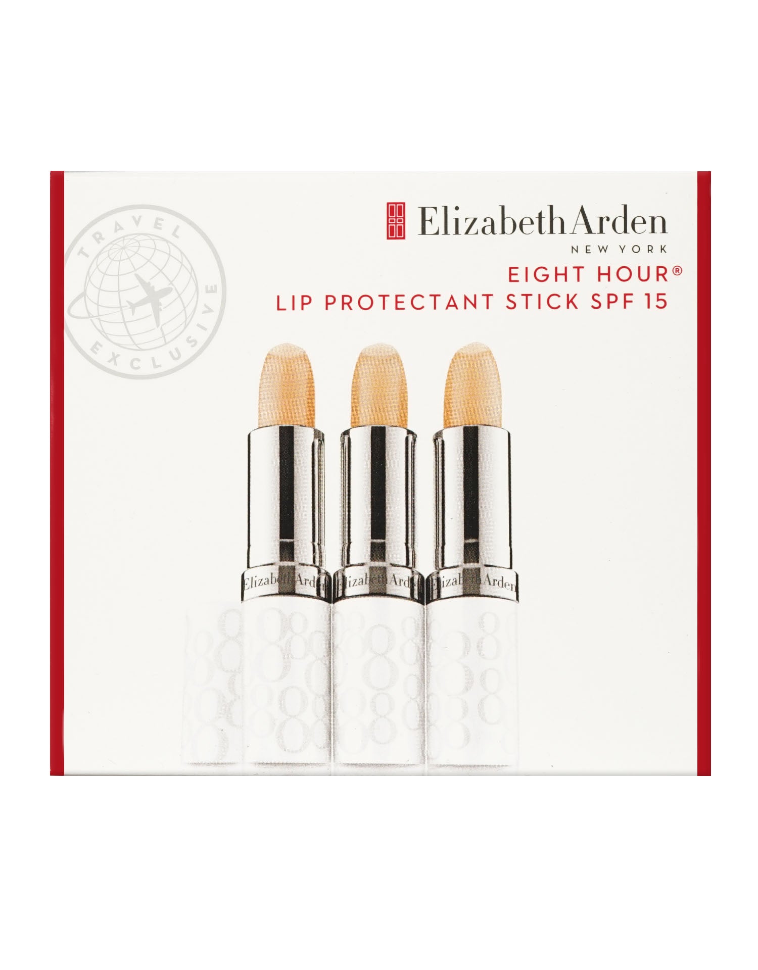 Elizabeth Arden Eight Hour Lip Protectant Stick Trio SPF 15 0.13 OZ Each