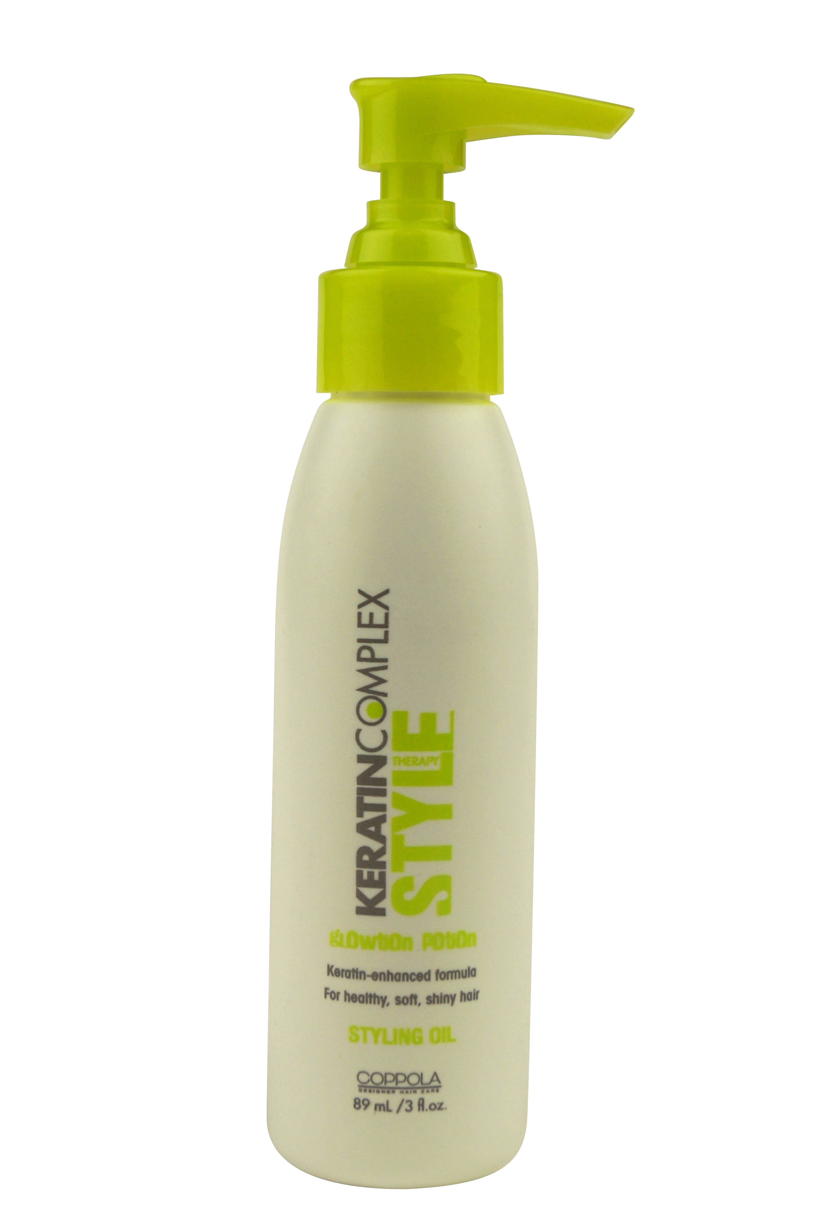 Keratin Complex Style Styling Oil for Unisex, 3.0 oz