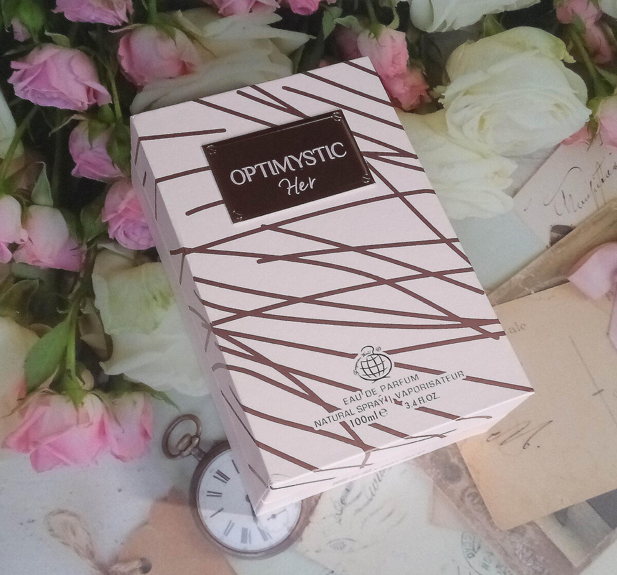 Optimistic for Her by Fragrance World – EDP 3.4 fl oz / 100 ml