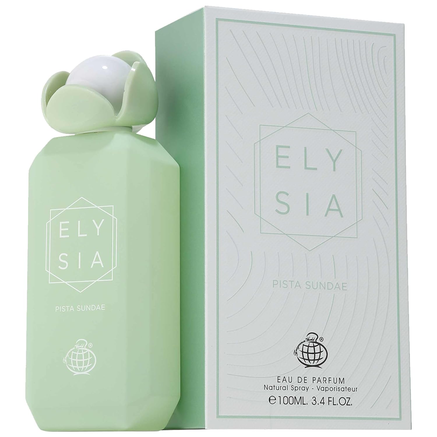 Elysia Pista Sundae by Fragrance World – EDP 3.4 fl oz / 100 ml