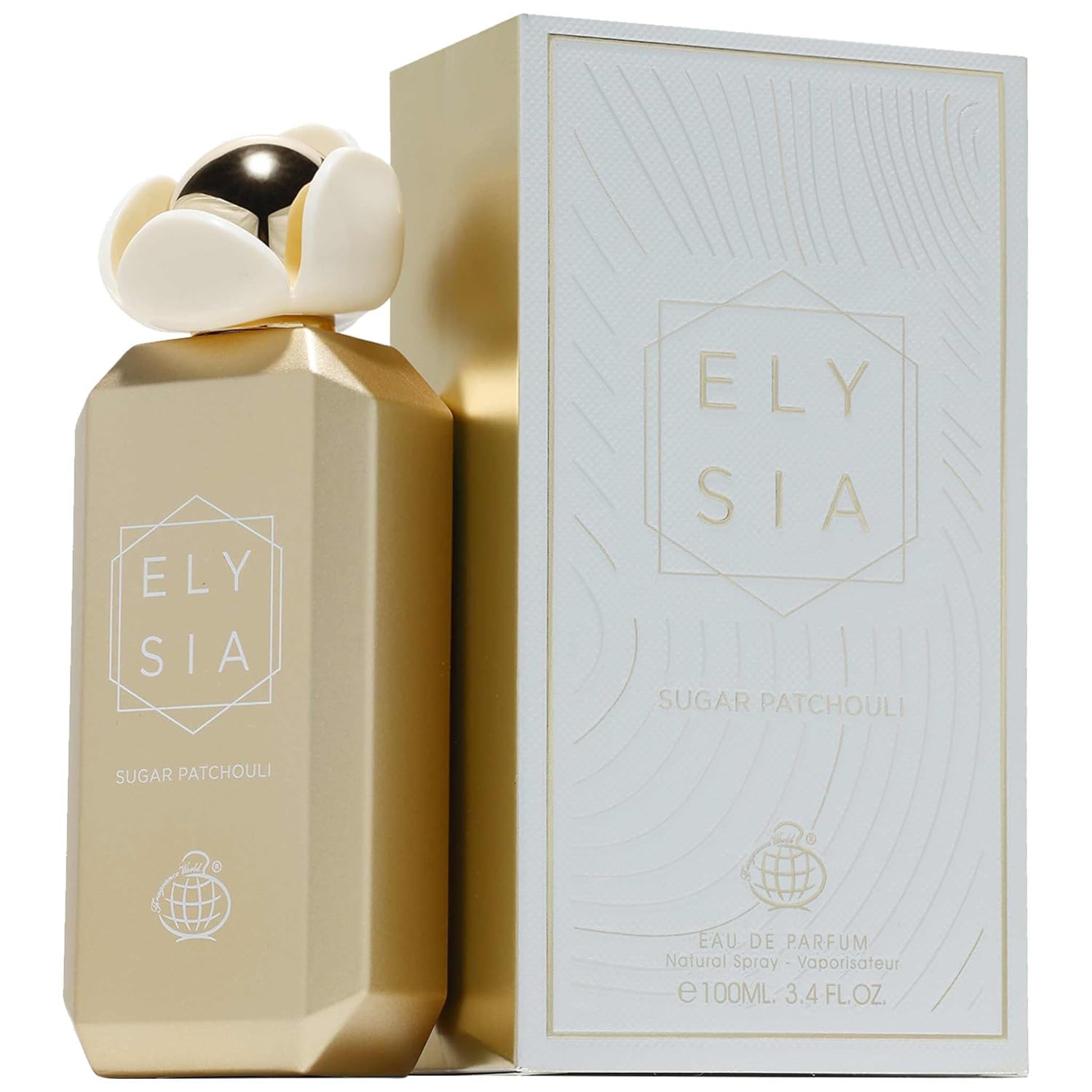 Elysia Sugar Patchouli French Av by Fragrance World – EDP 3.4 fl oz / 100 ml
