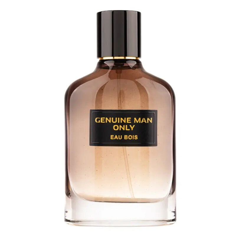 Genuine Man Only Eau Bois by Fragrance World – EDP 3.4 fl oz / 100 ml