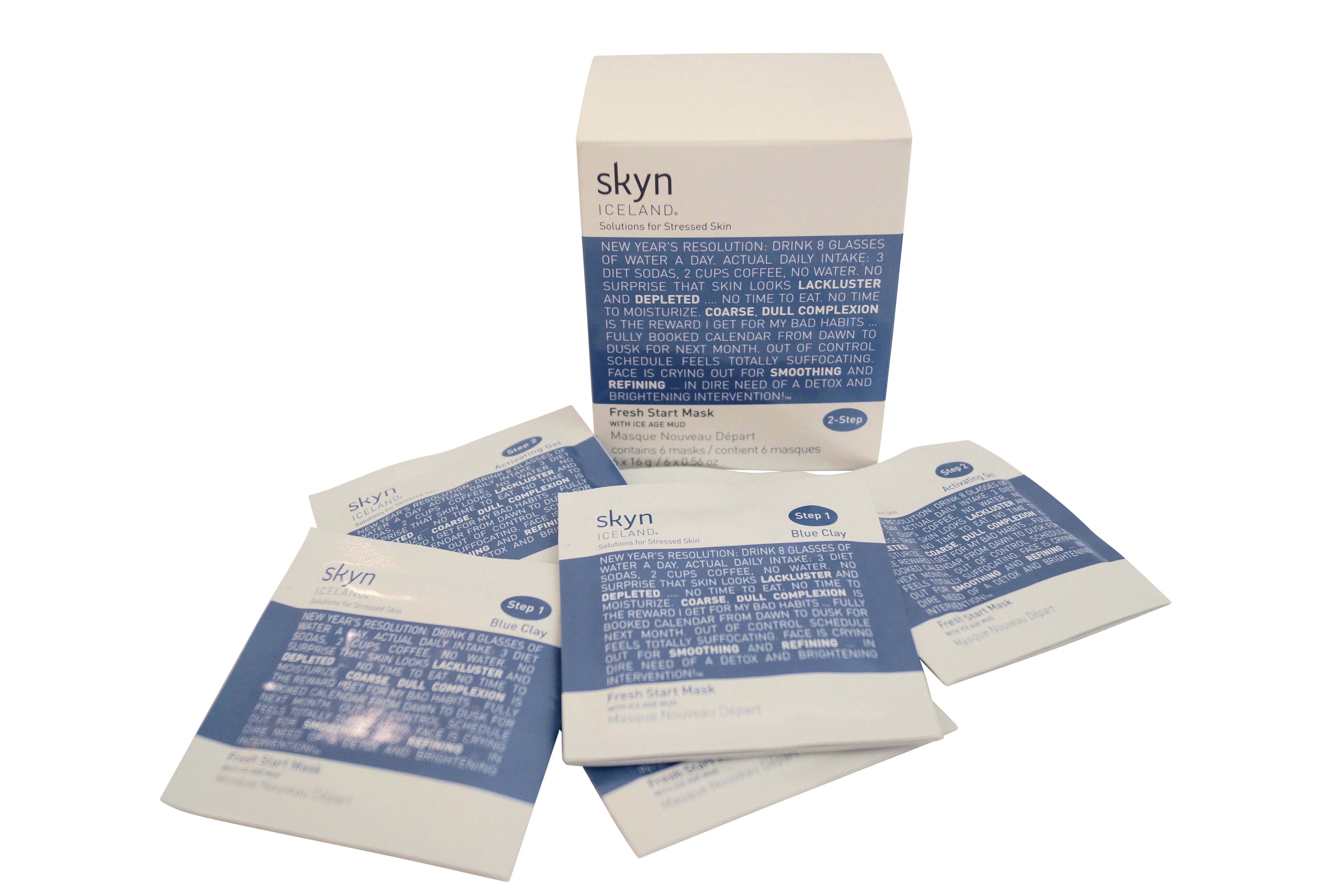 skyn Iceland Fresh Start Mask, 6x0.56 Oz