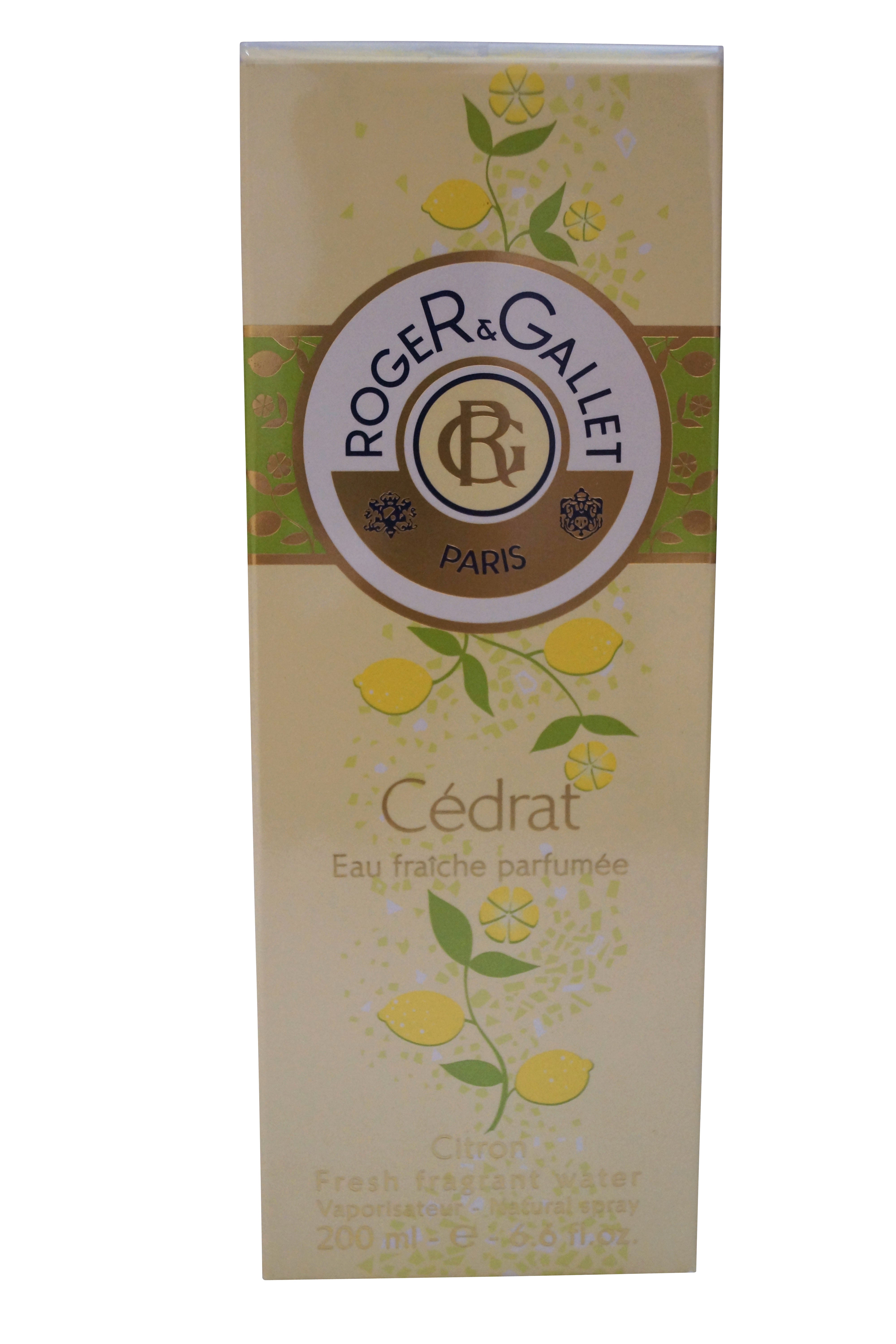 Roger & Gallet Cedrat Fresh Fragrant Water Spray 6.6 oz