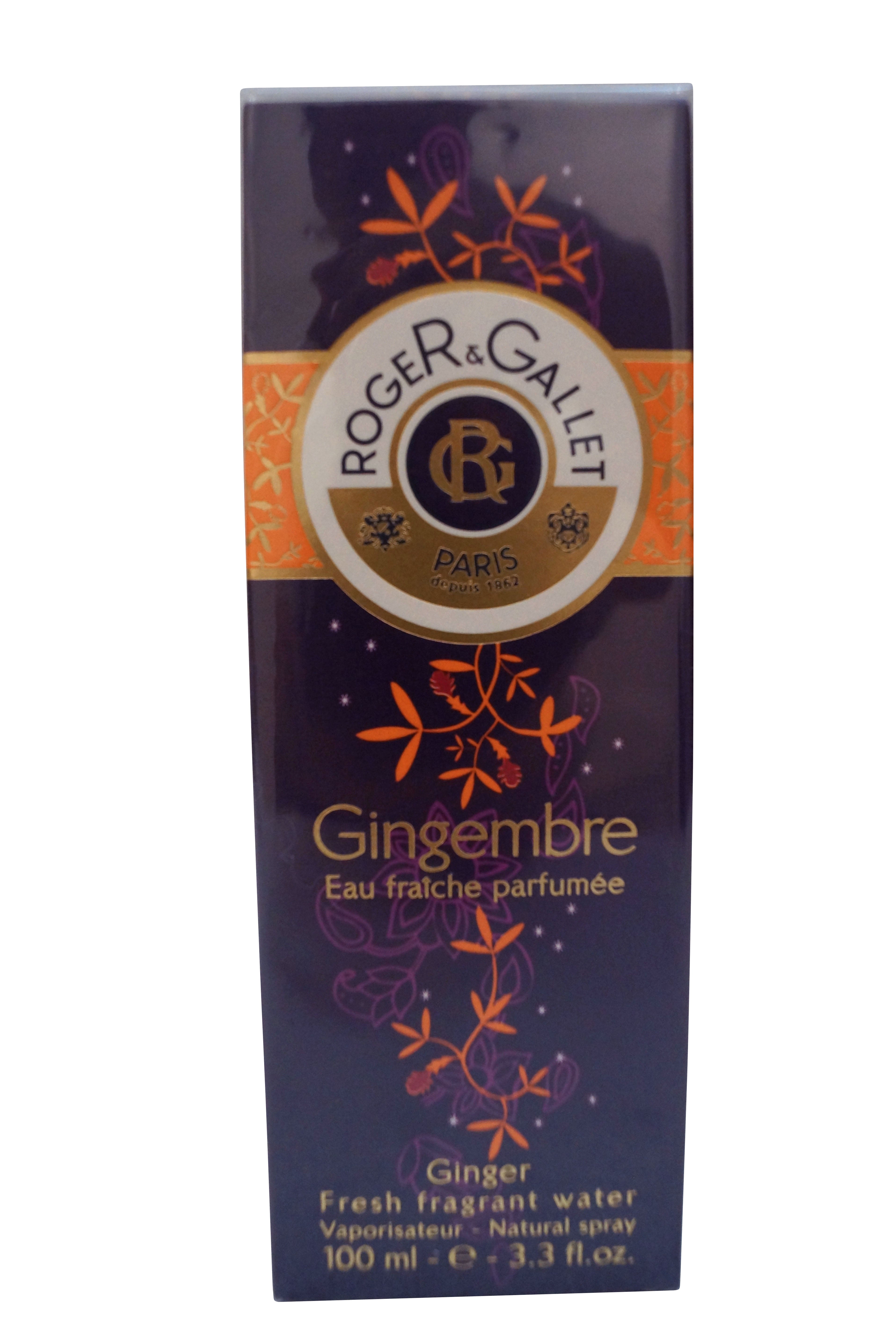 Roger & Gallet Ginger Fresh Fragrant Water Spray 3.3 oz