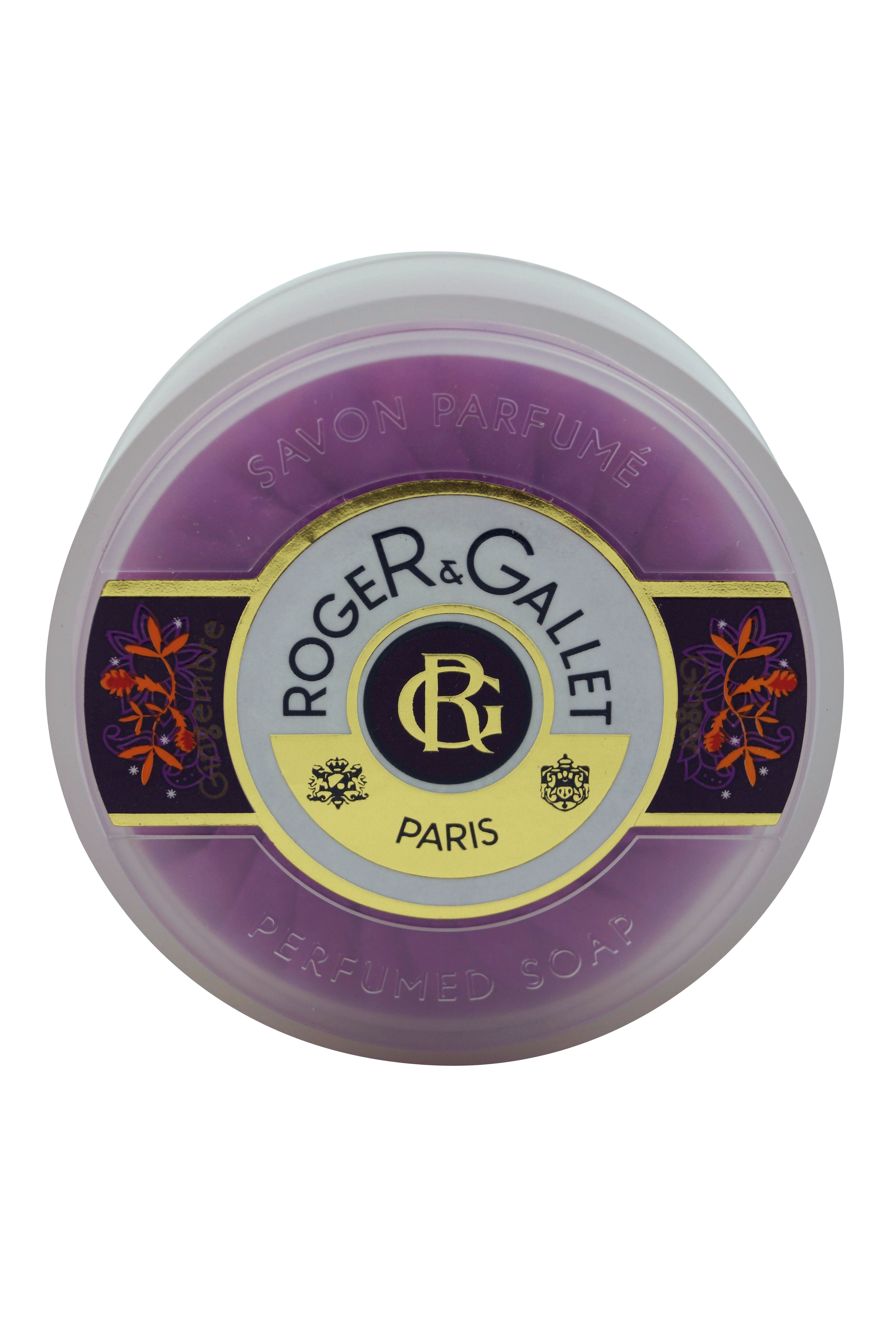 Roger & Gallet Ginger Soap in Travel Case 3.5 oz.