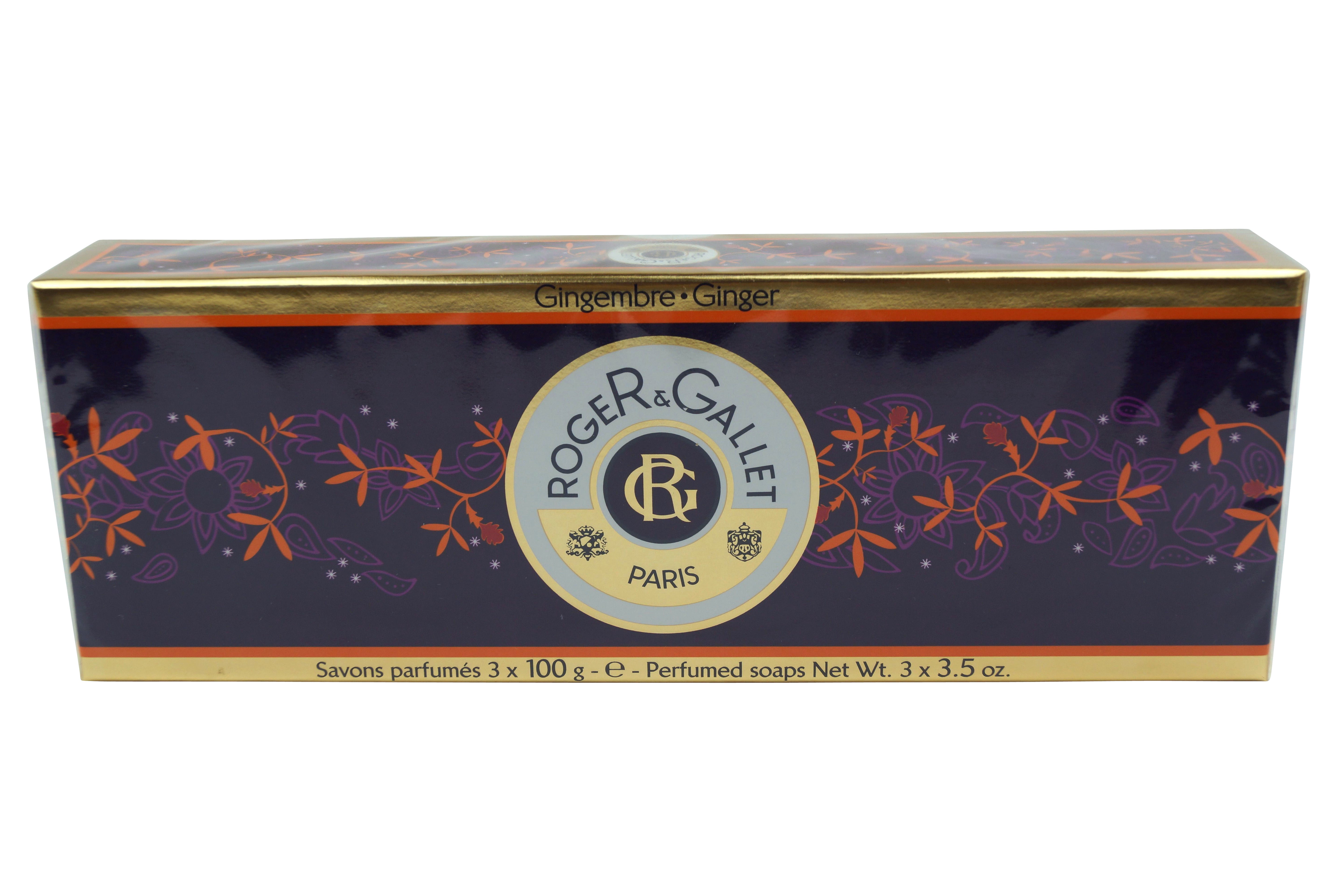 Roget & Gallet Ginger Soap 3 Ginger Bars