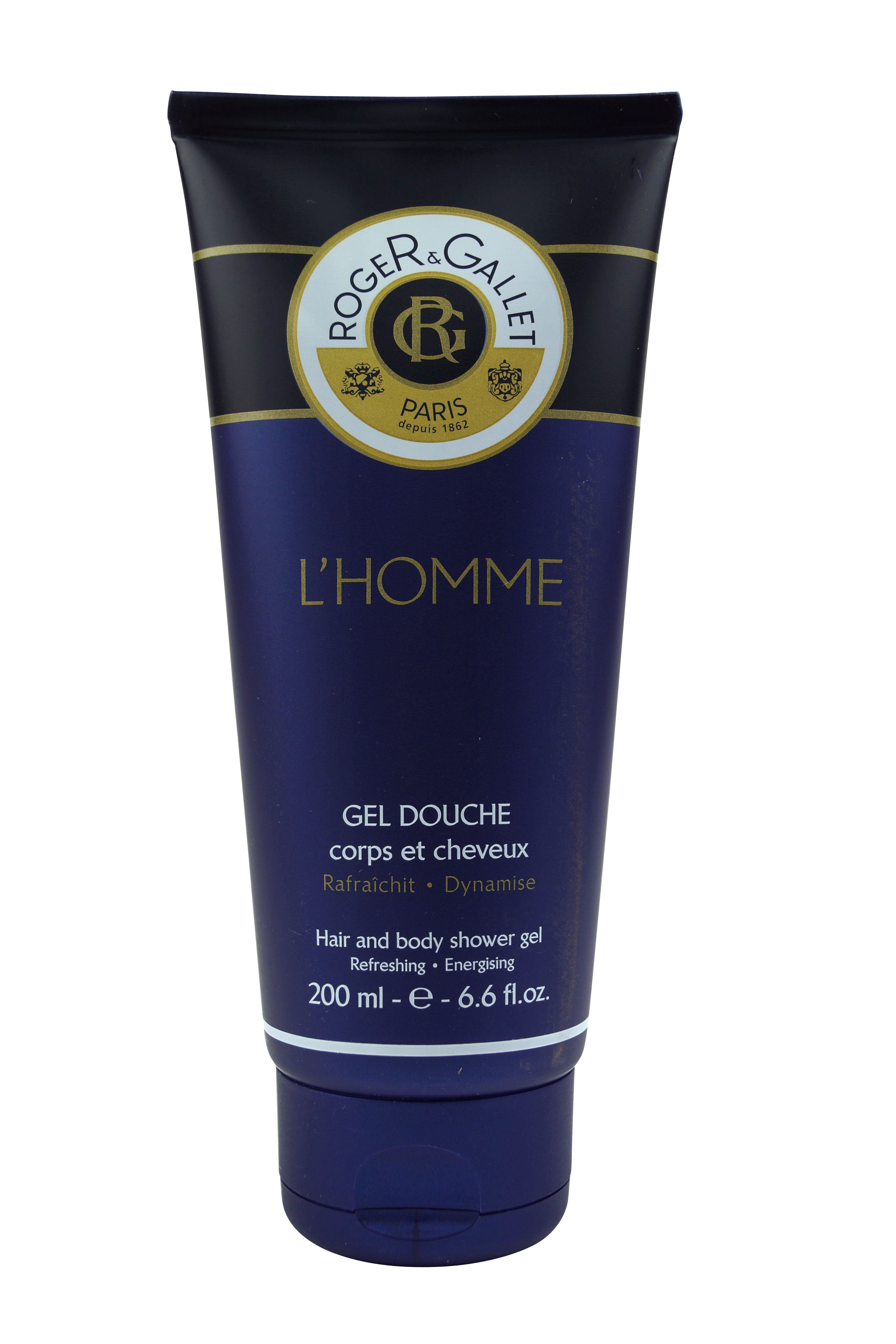 Roger & Gallet L'Homme Hair & Body Shower Gel 200ml 6.6oz