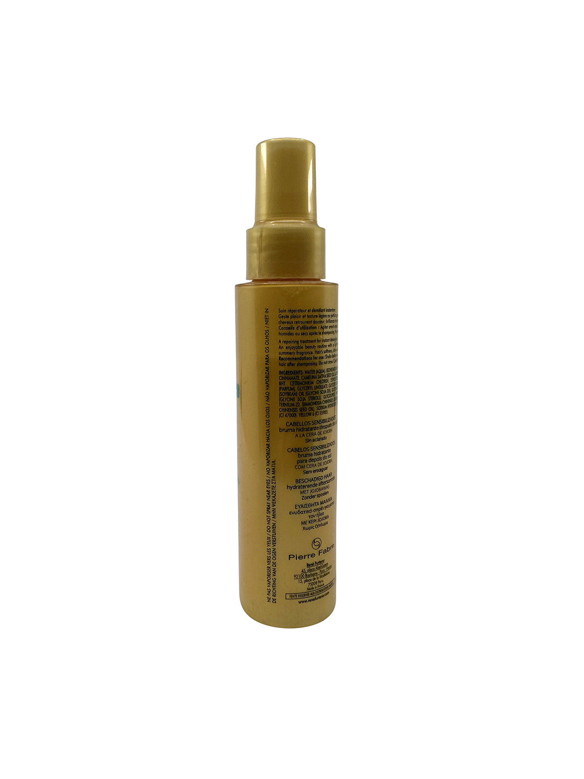 Rene Furterer Solaire Leave in Moisturizing Spray Damaged Hair 3.38 OZ