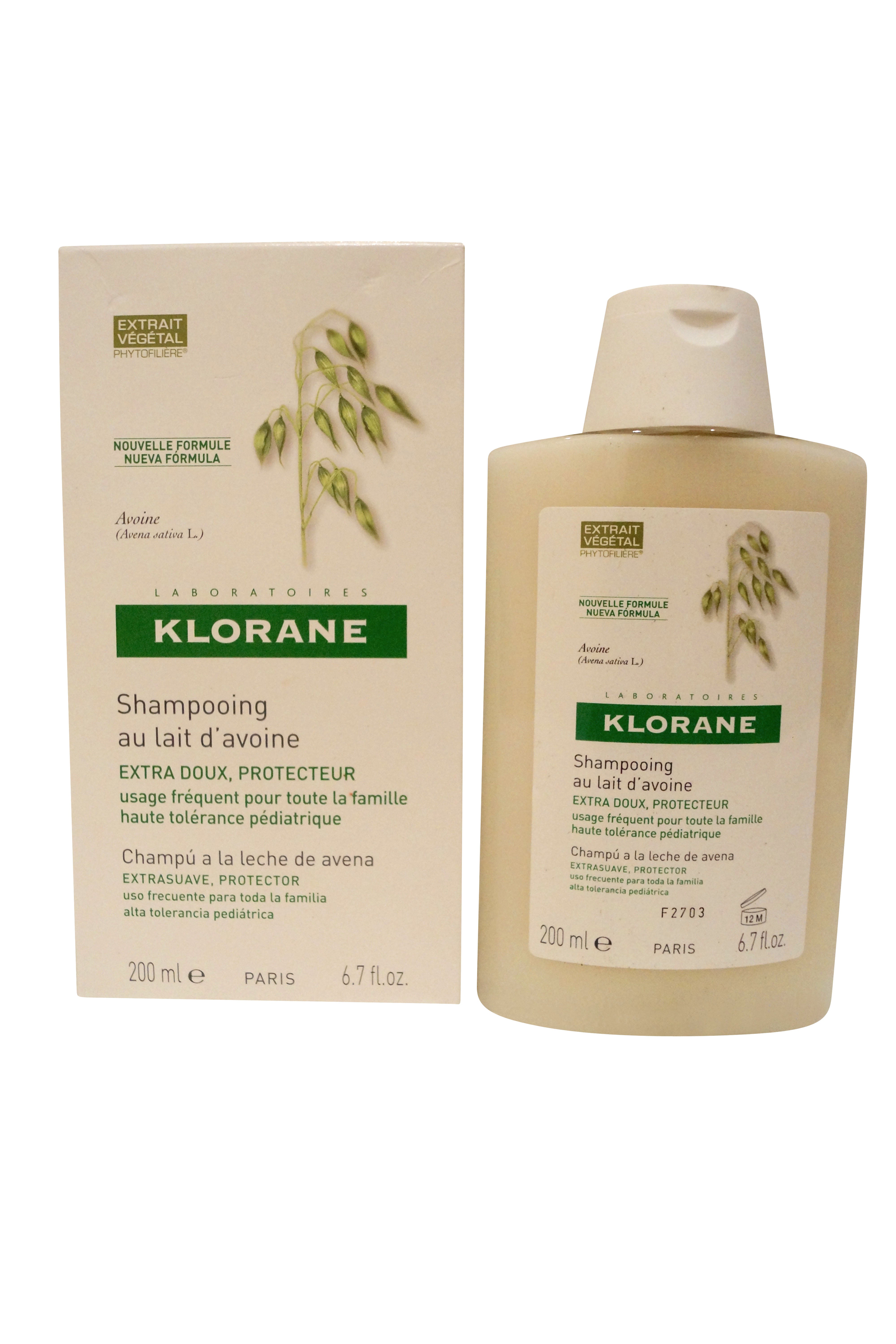 Klorane Laboratories Shampoo with Oat Milk Protective and Smoothing 6.7 oz