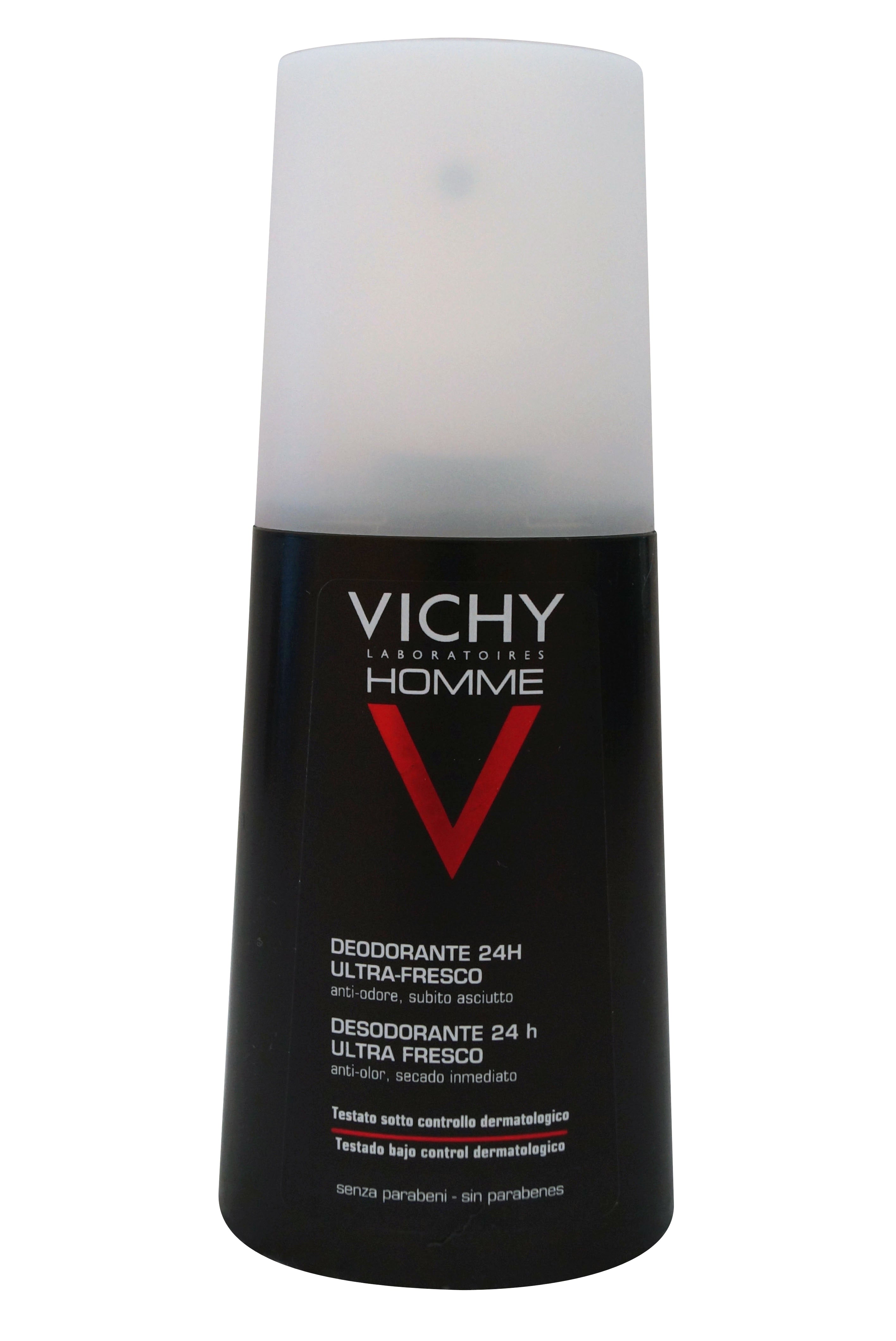 Vichy Homme Ultra-Fresh Deodorant Spray 100 ml Set of 2