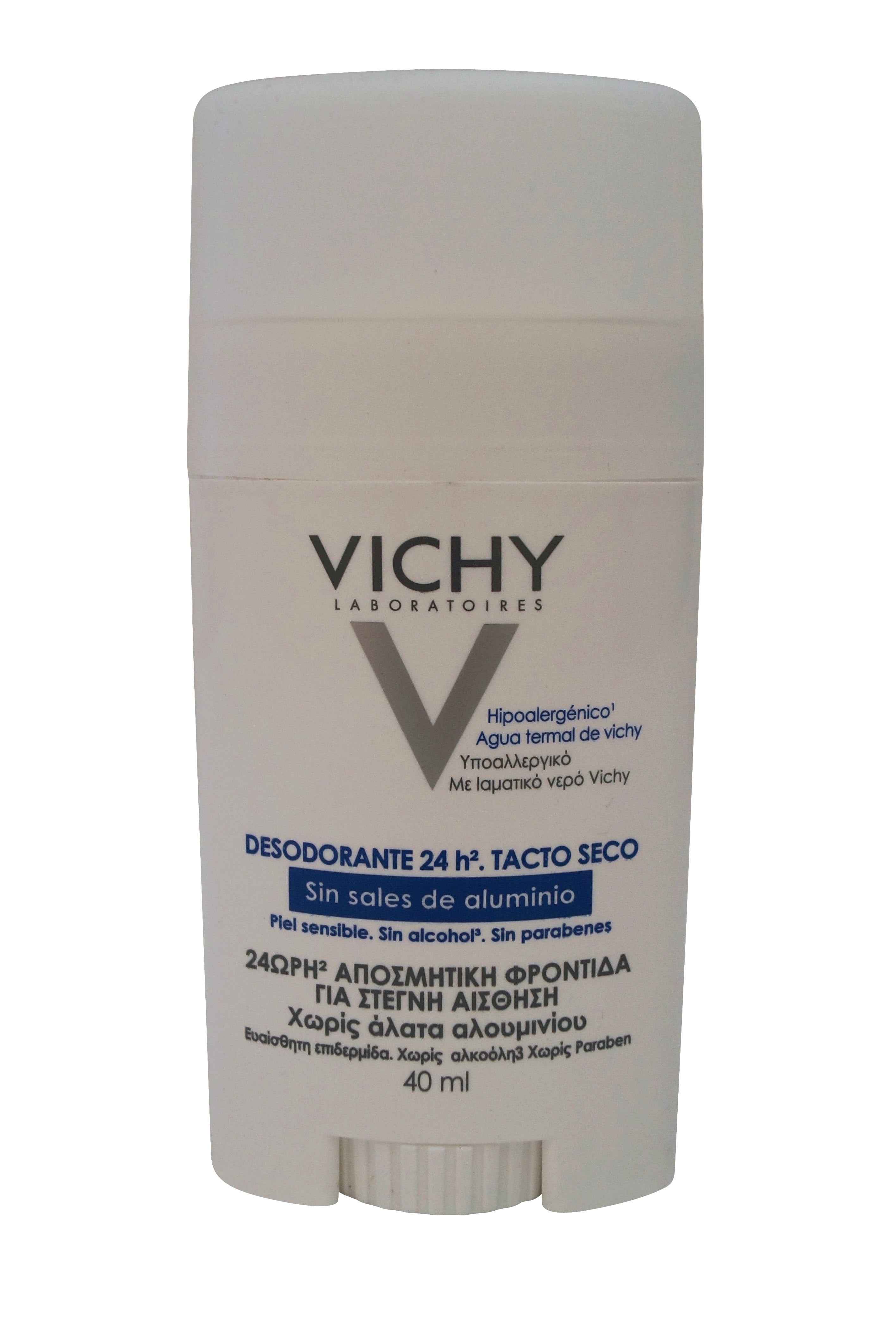 Vichy 24 Hour Deodorant Stick for Sensitive Skin 40 ml