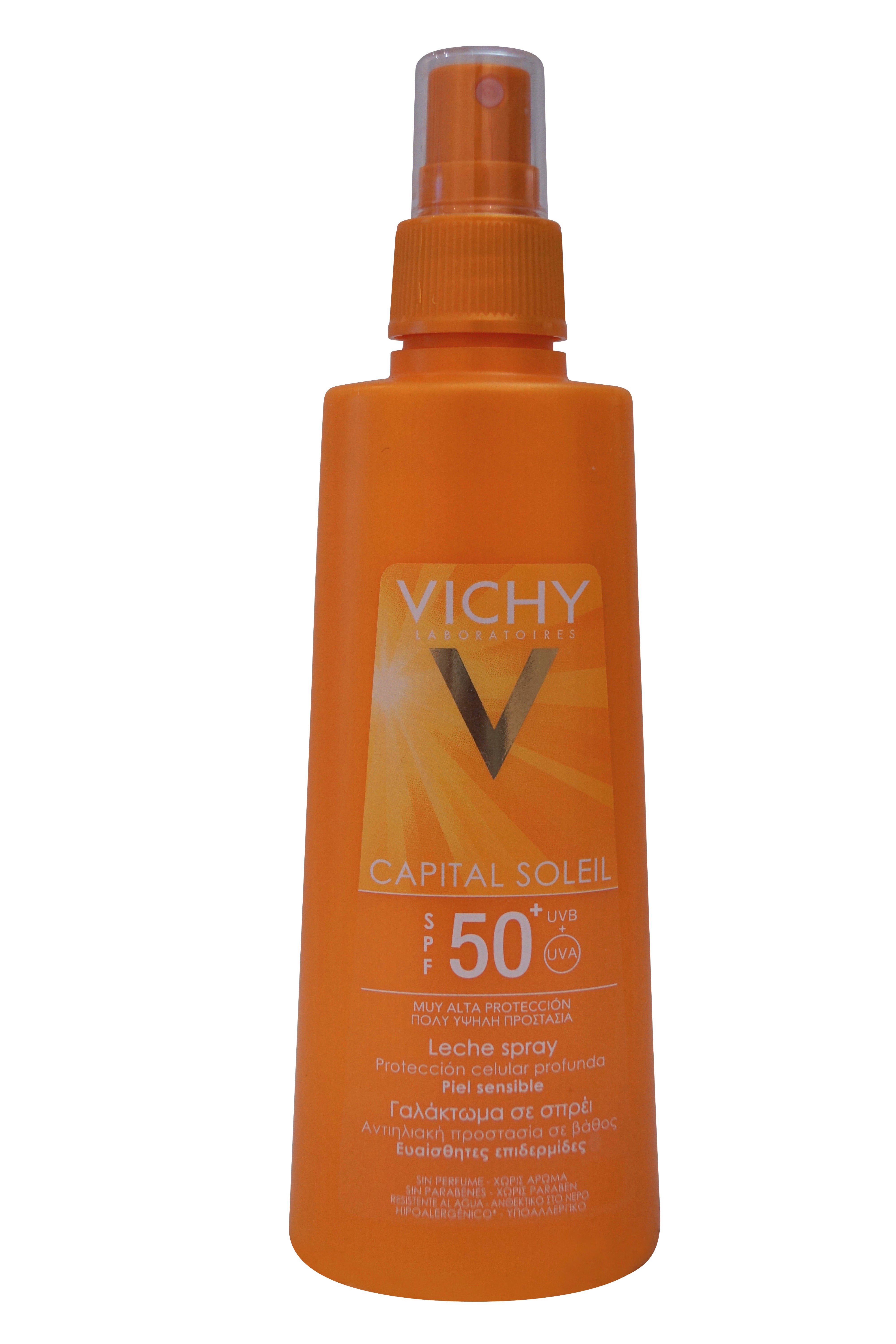 Vichy Capital Soleil Sun-Milk Body Spray for Sensitive Skin SPF 50 200 ml