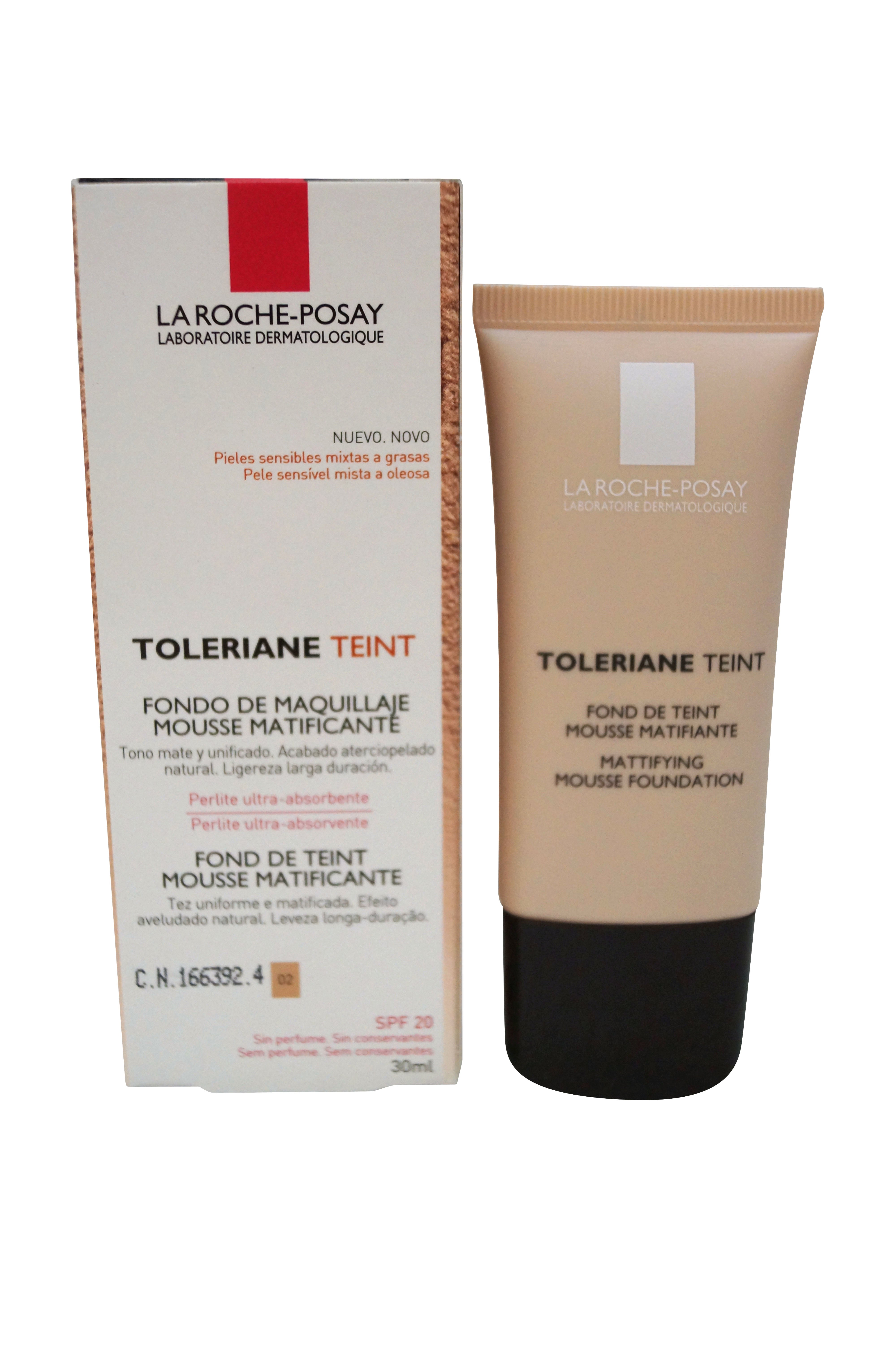 La Roche-Posay Toleriane Mattifying Mousse Foundation Light Beige 02 30 ml