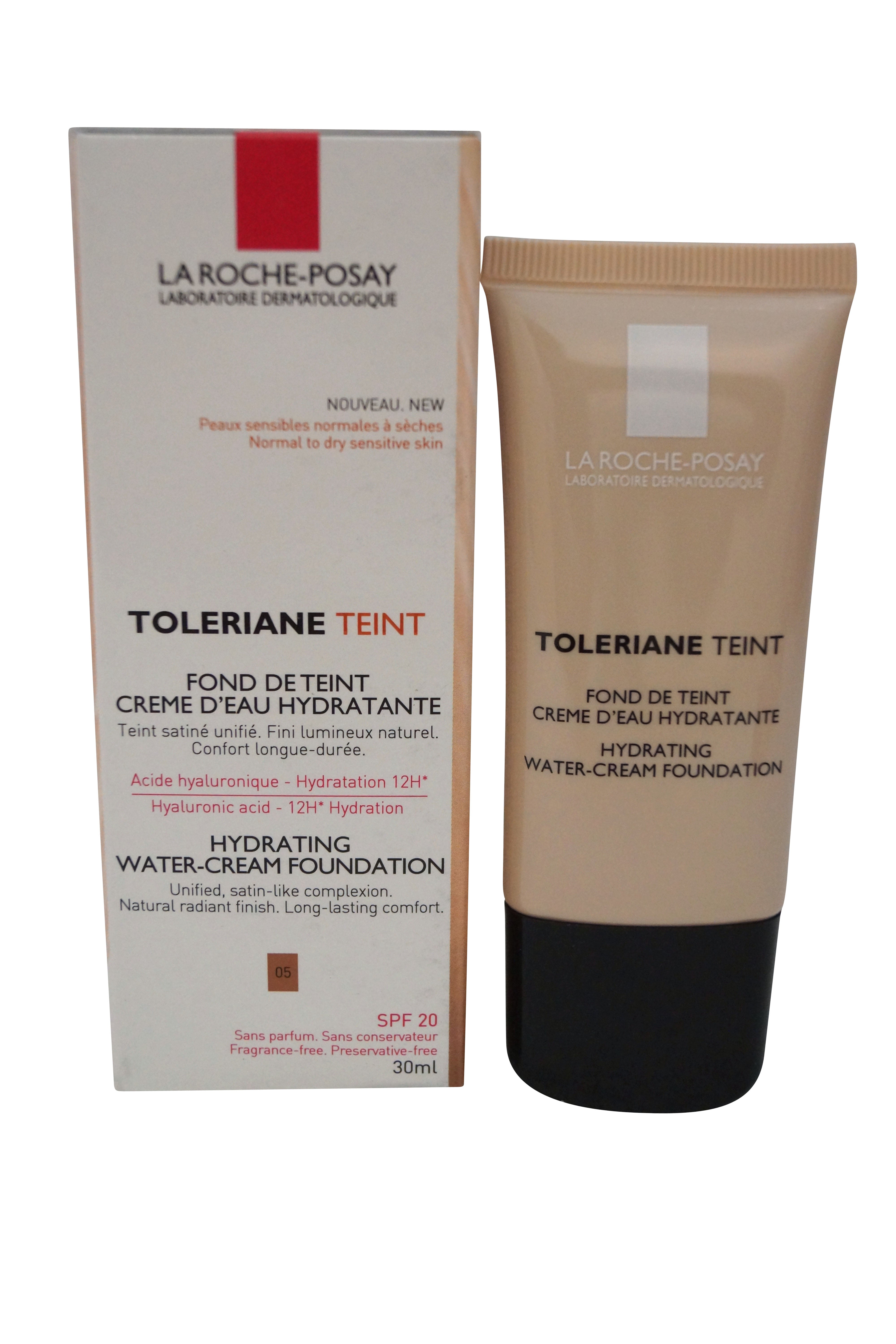 La Roche-Posay Toleraine Hydrating Water-Cream Foundation Honey Biege 05 30 ml
