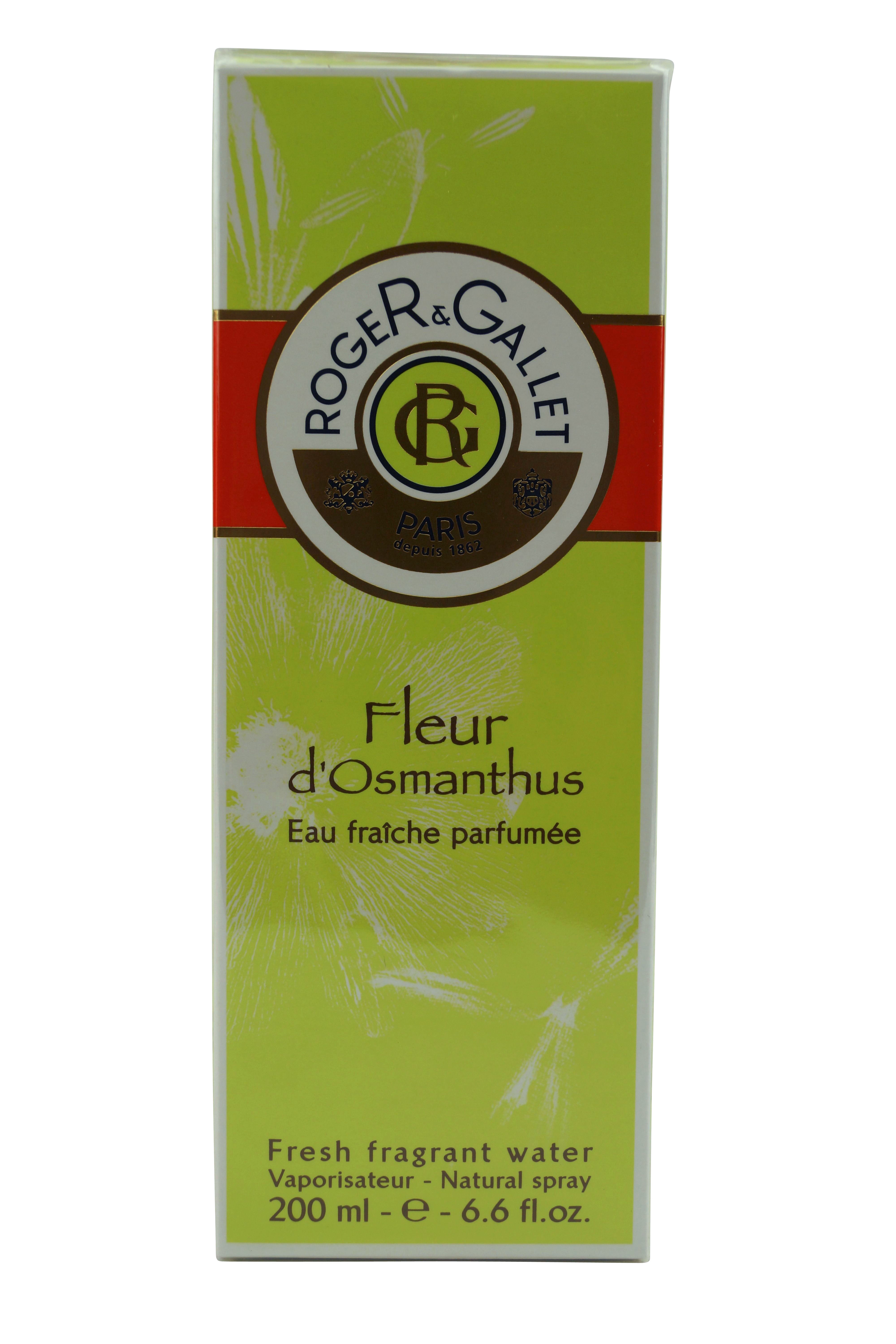 Roger & Gallet Fleur d' Osmanthus Fresh Fragrant Water Spray 200ml 6.6oz