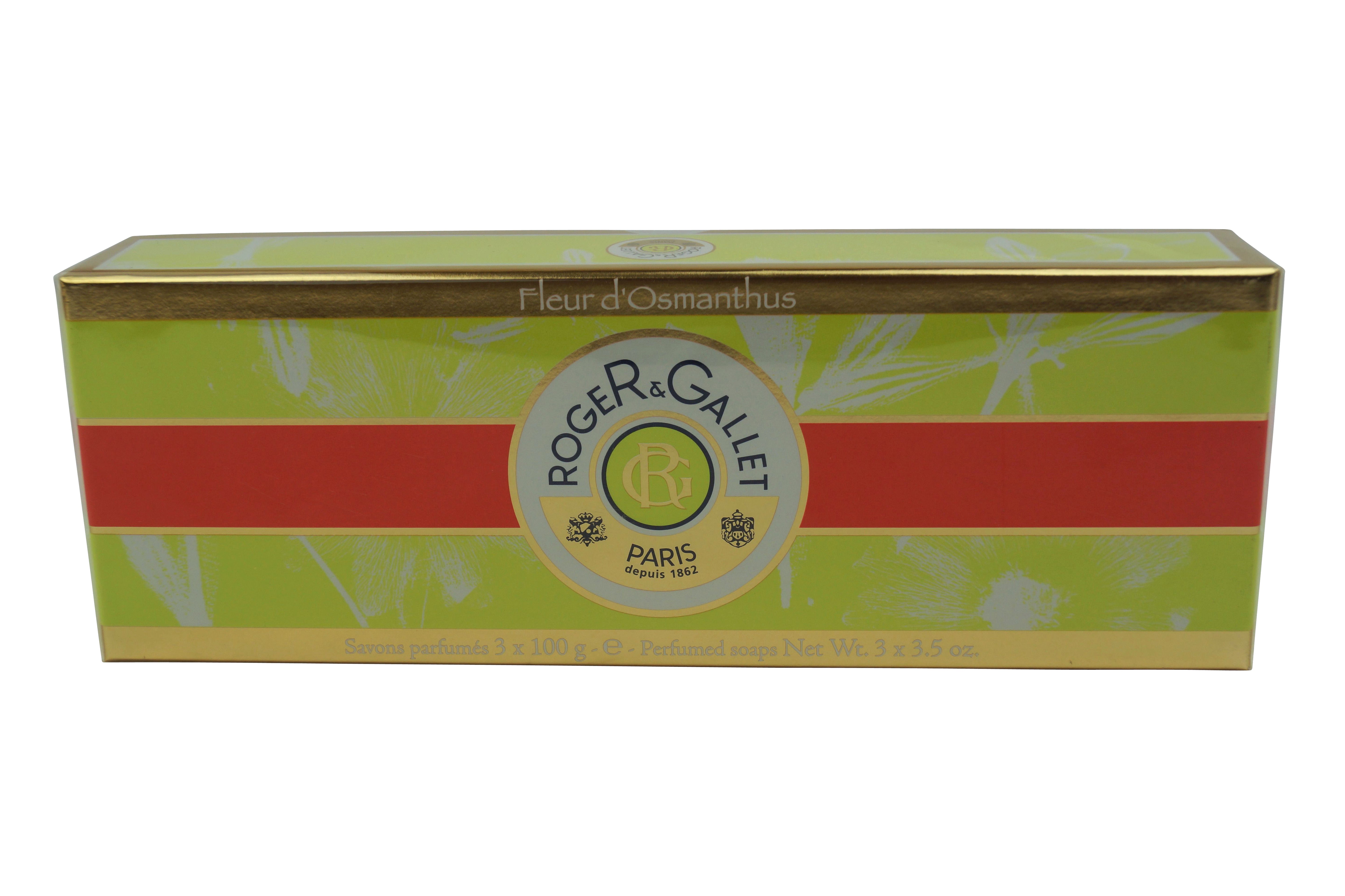 Roger & Gallet Fleur d'Osmanthus set of soaps 3 bars, 100 Gr