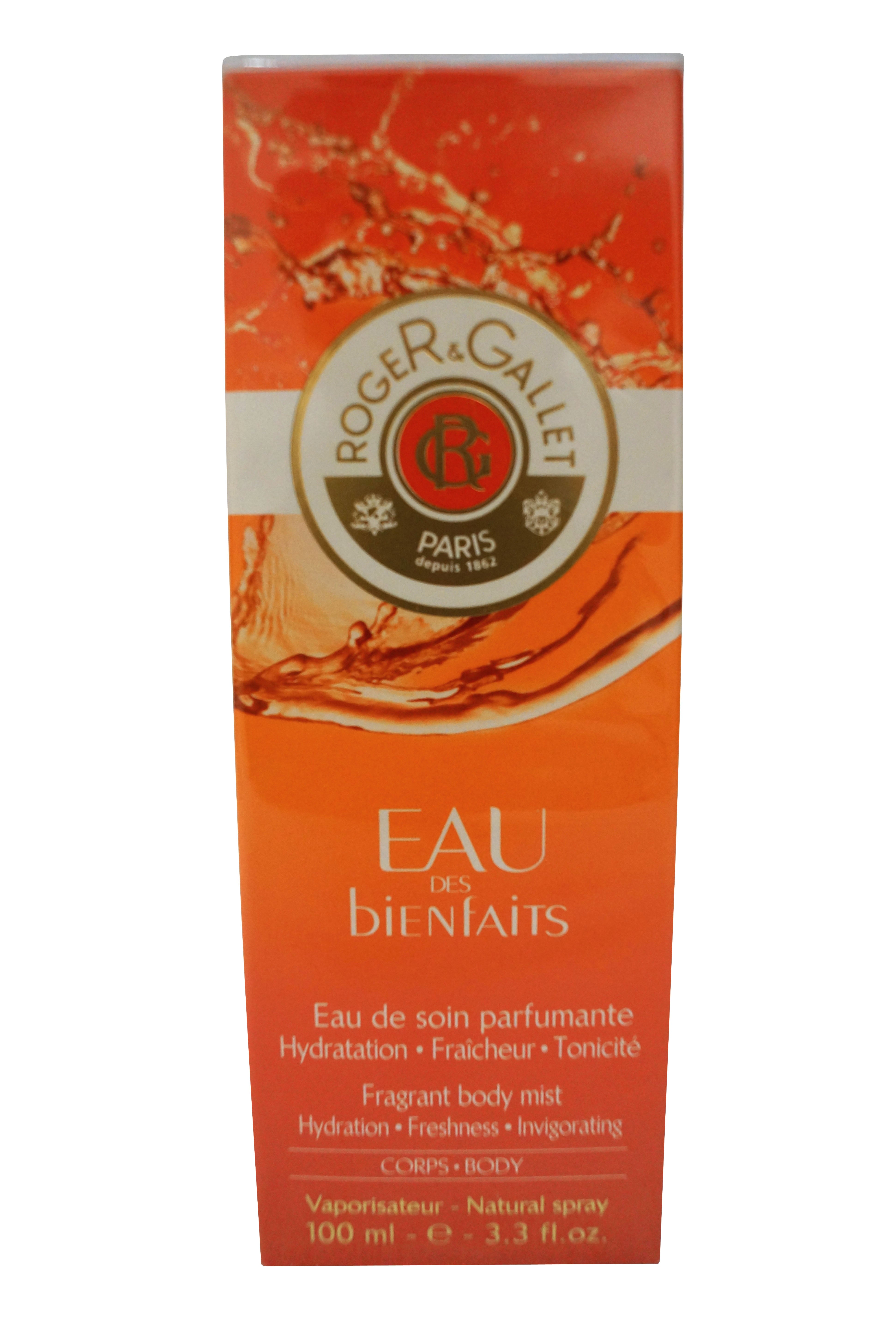 Roger & Gallet Eau Des Bienfaits Fragrant Body Mist Spray 3.3 oz