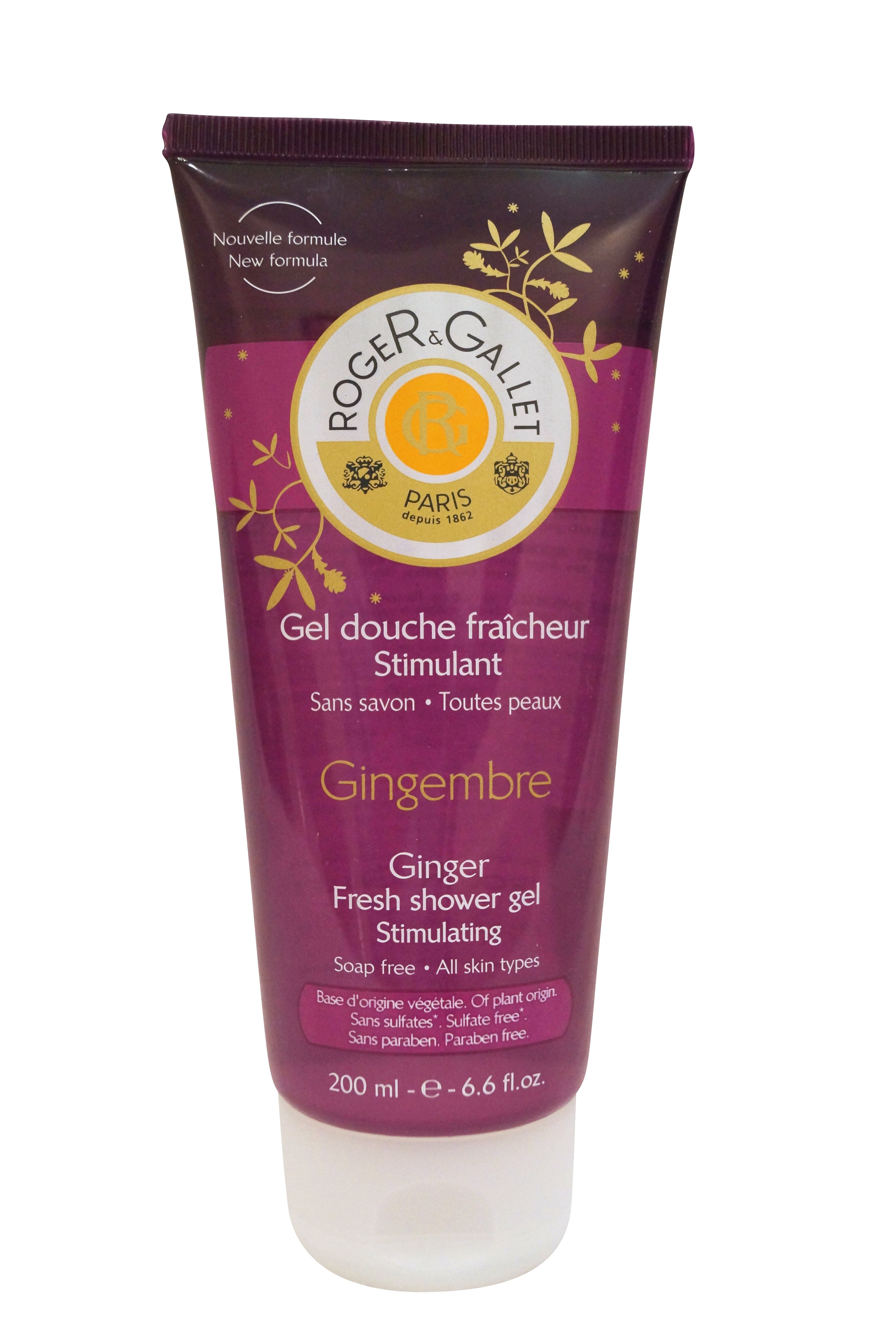 Roger & Gallet Ginger Fresh Shower Gel Stimulating 6.6 oz