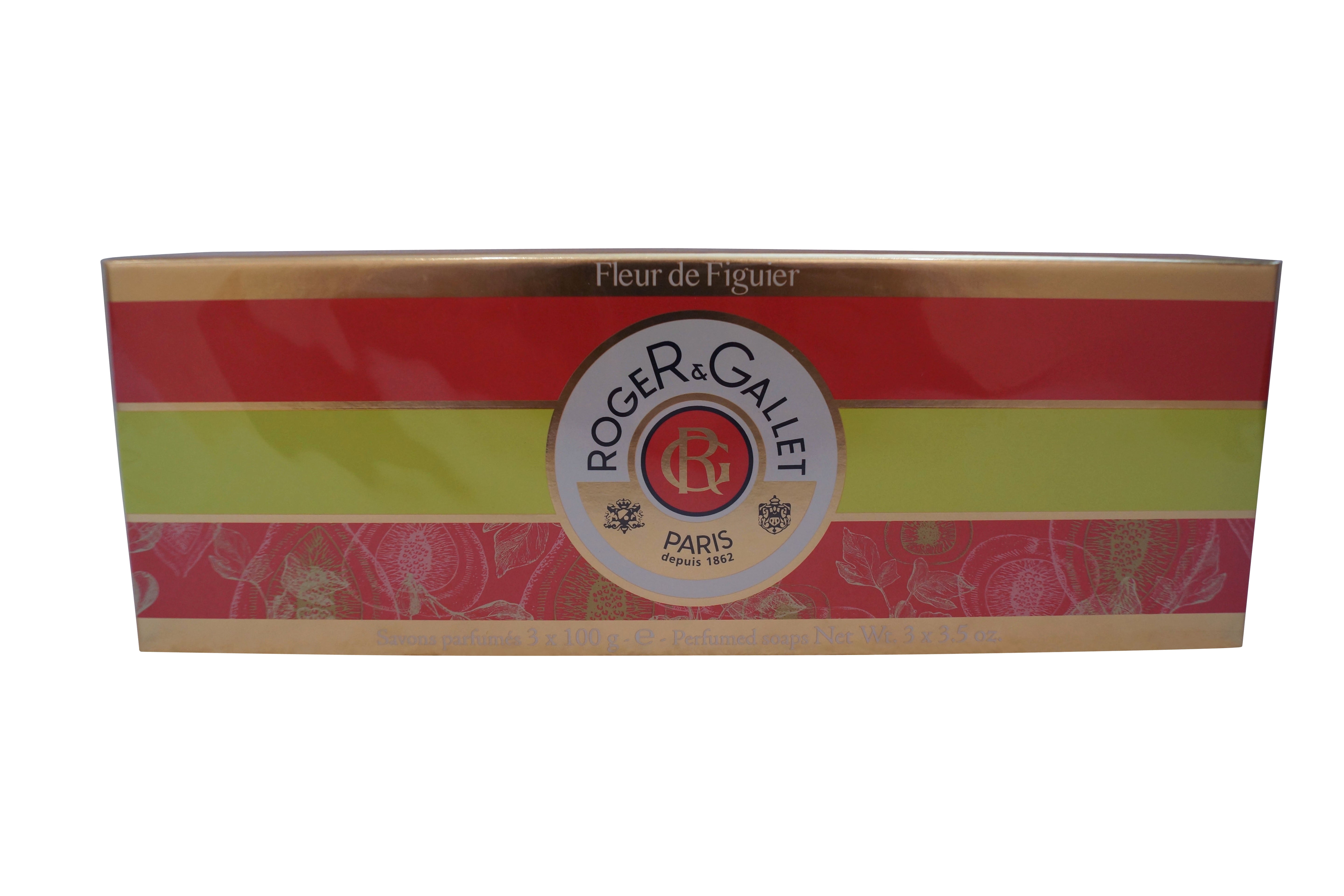 Roger & Gallet Purfumed Soaps Fleur de Figuier 3 x 3.5 oz