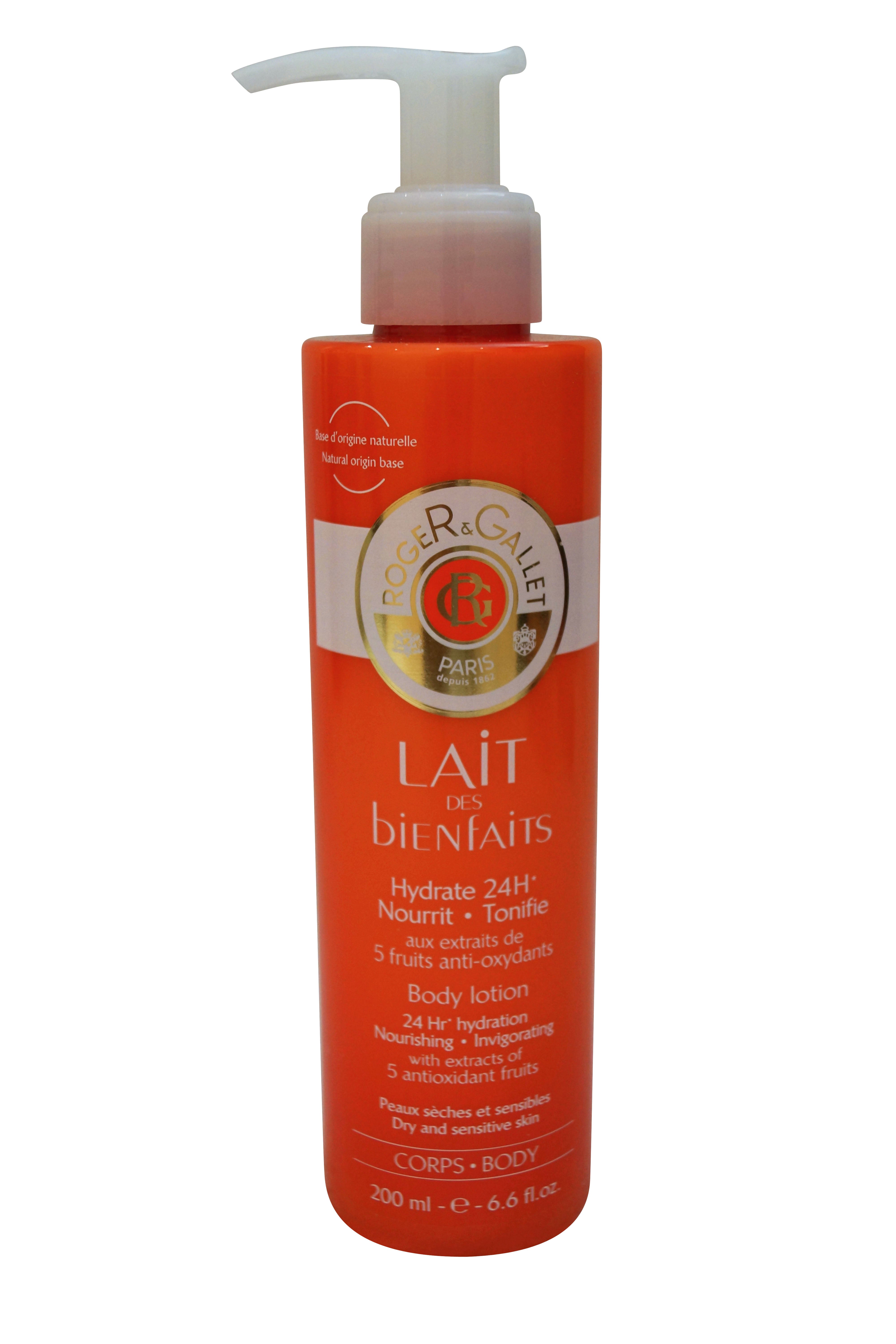 Roger & Gallet Lait Des Bienfaits 24 Hour Hydrating Body Lotion 6.6 oz