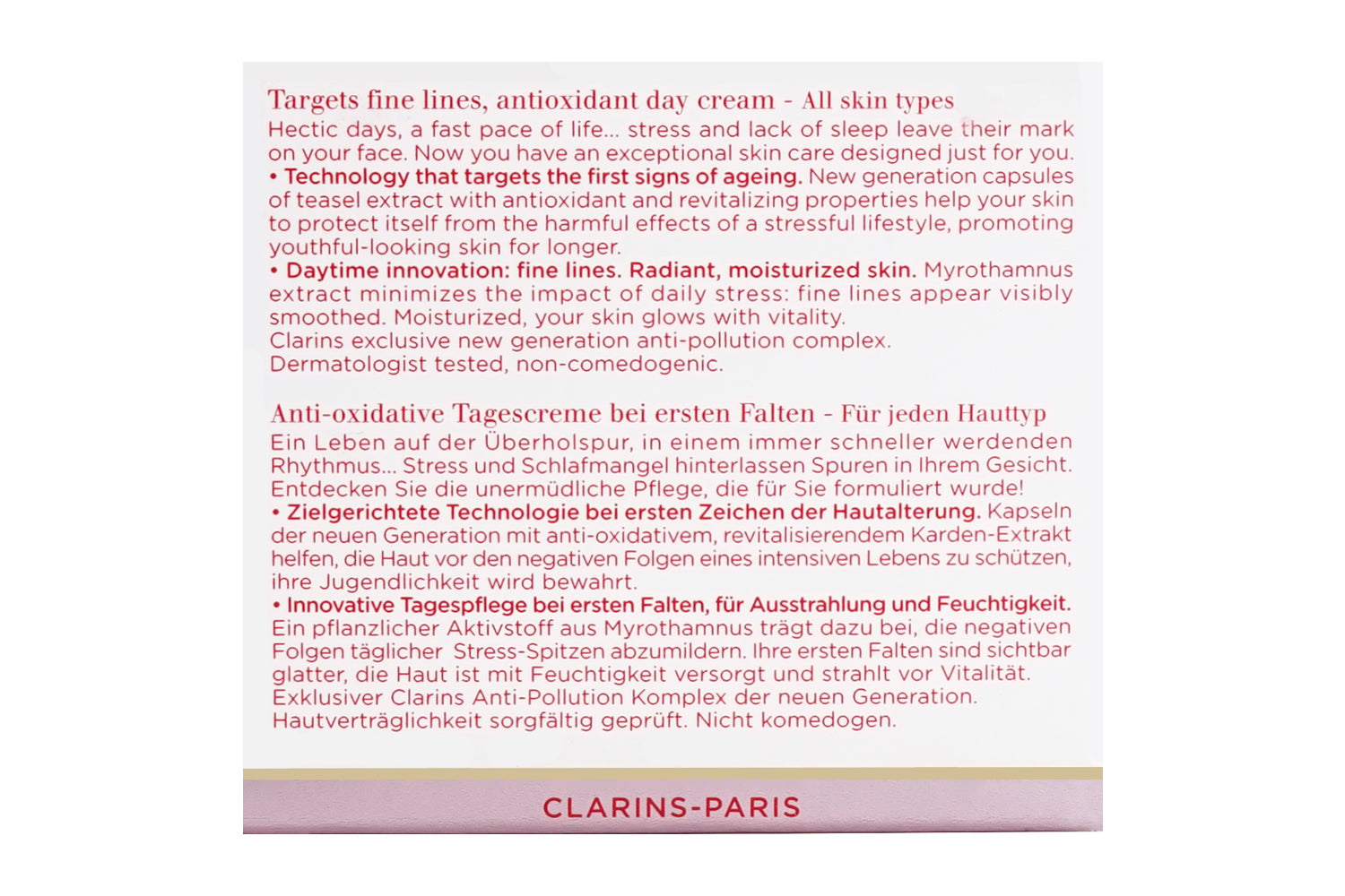 Clarins Multi Active Jour All Skin Types 1.6 OZ
