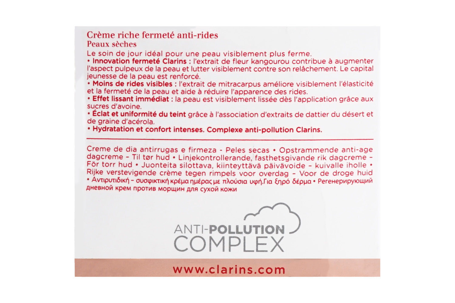 Clarins Extra Firming Jour Day Cream Dry Skin 1.7 OZ