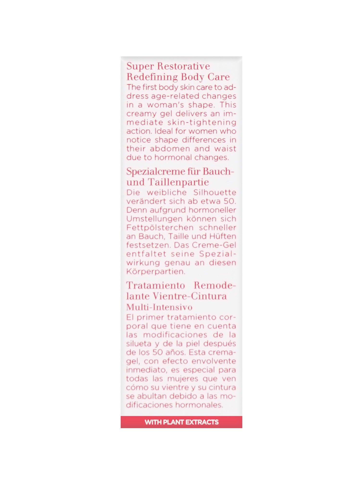 Clarins Super Restorative Redefining Body Care 0.28 OZ