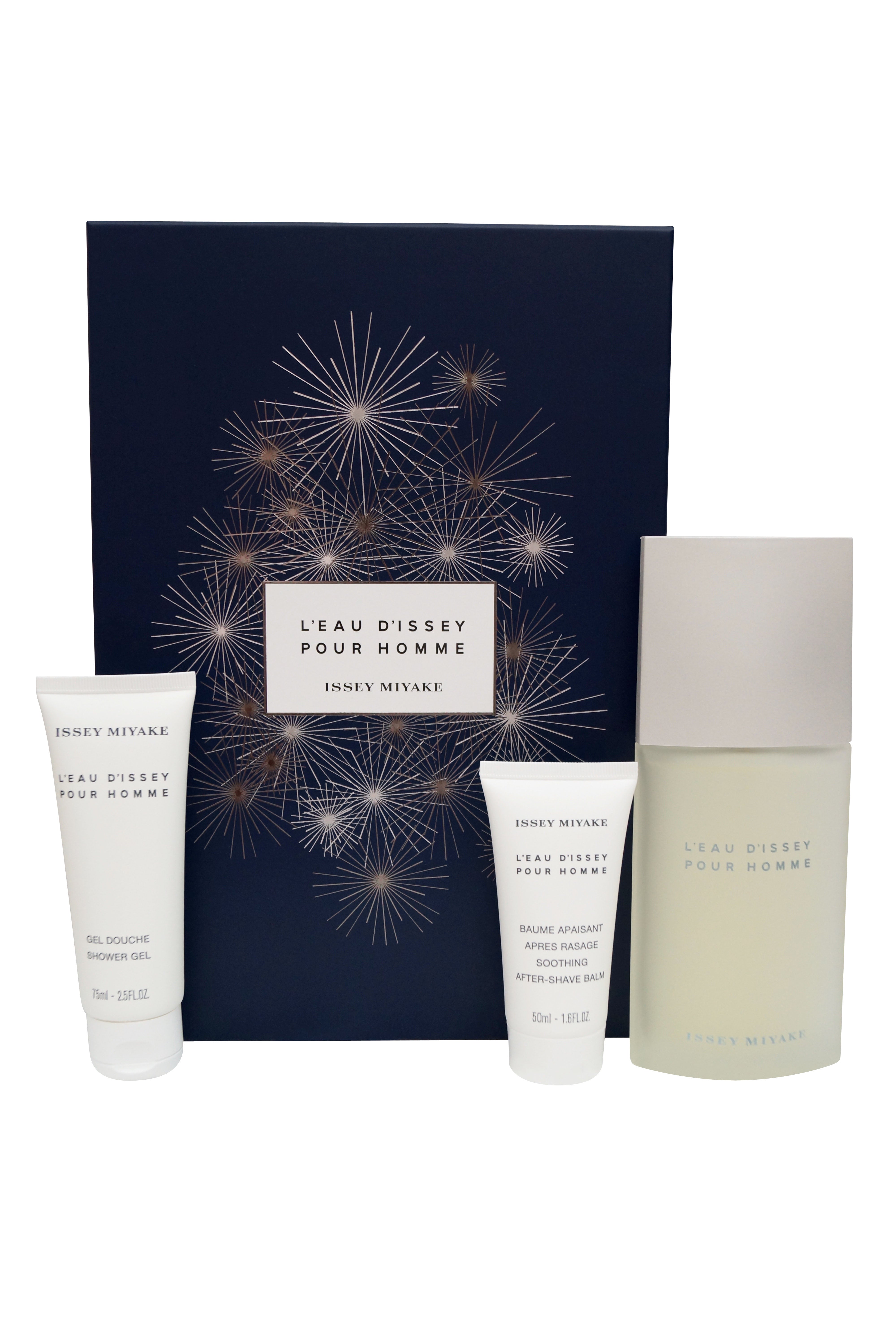 Issey Miyake Set of EDT Spray, Shower Gel, After Shave Balm