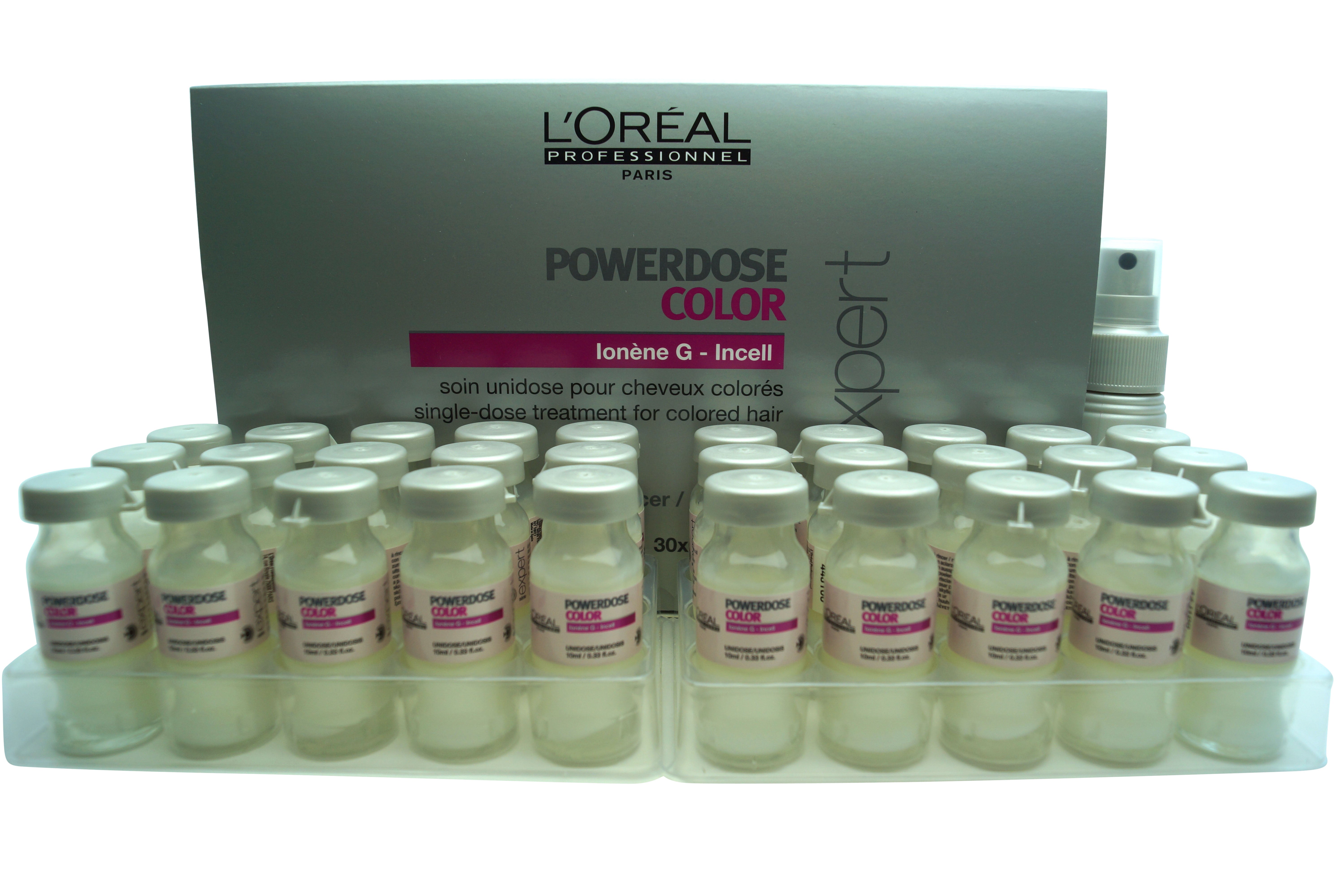 Loreal Powerdose 2024 Salon Hair Treatment for Color Hair 3 Glass Vials