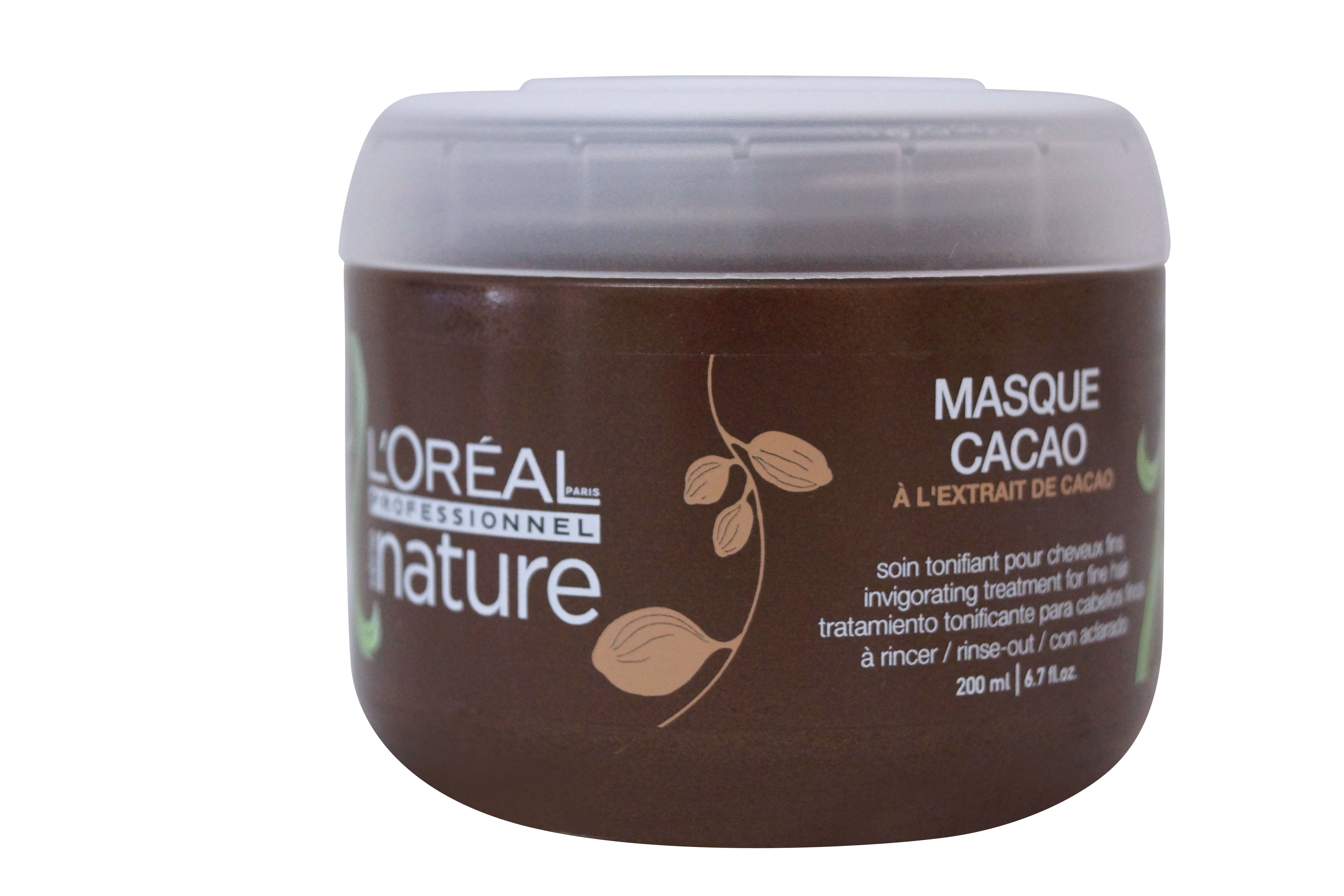 L'Oreal Nature Masque Cacao 200 ml 6.7 oz