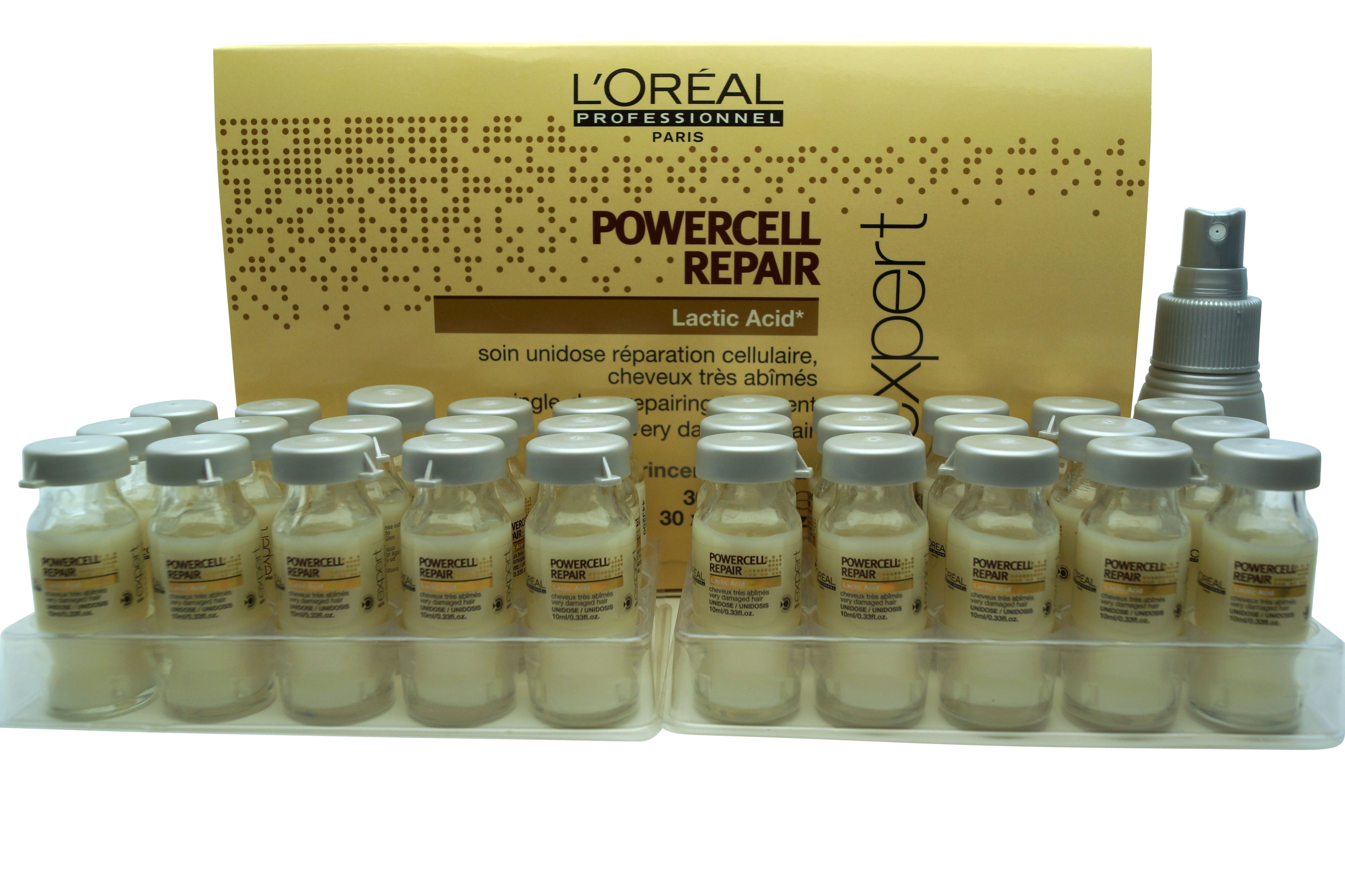 L'Oreal Professional Serie Powercell Repair Single Dose Repairing Trmt 30x10ml