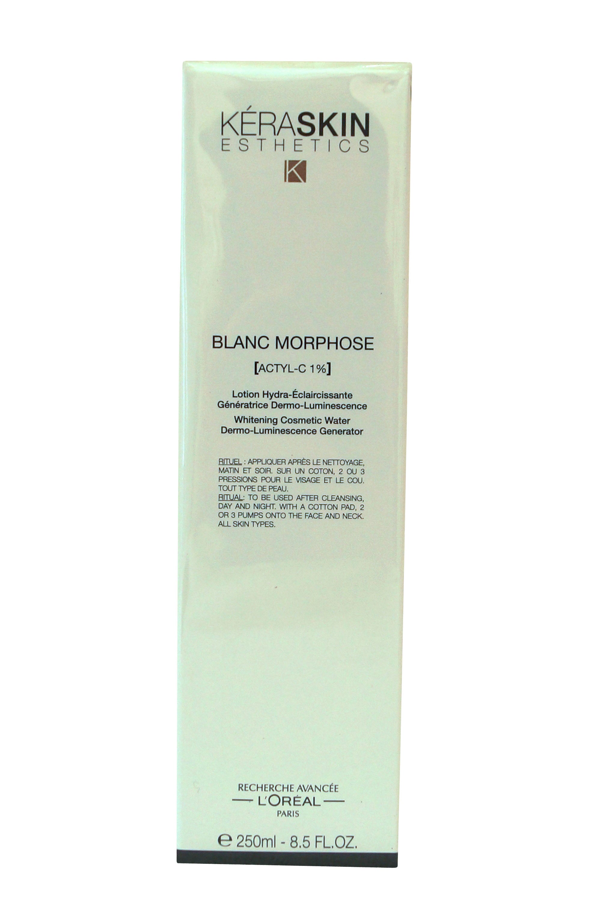 Keraskin Esthetics Blanc Morphose Whitening Cosmetic Water 250 ml 8.5 oz