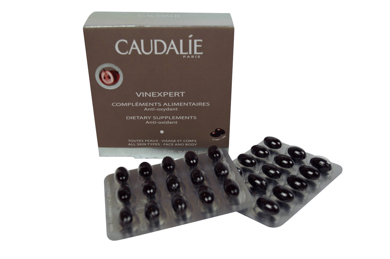 Caudalie Vinexpert Dietary Supplements 30 Capsules JAN 2015 EXP