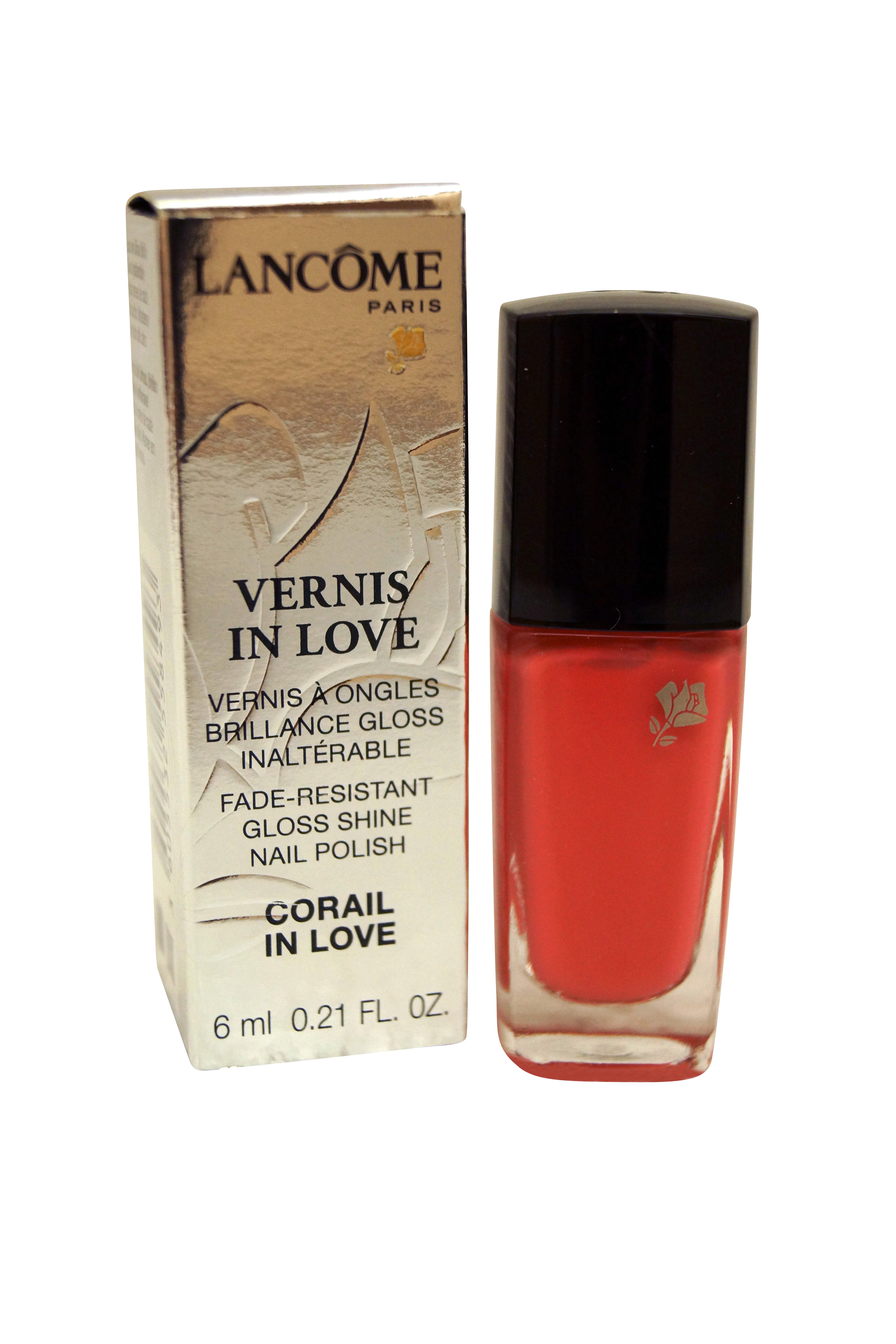 Lancome Paris Vernis In Love Gloss Shine Nail Polish 105M Corail In Love