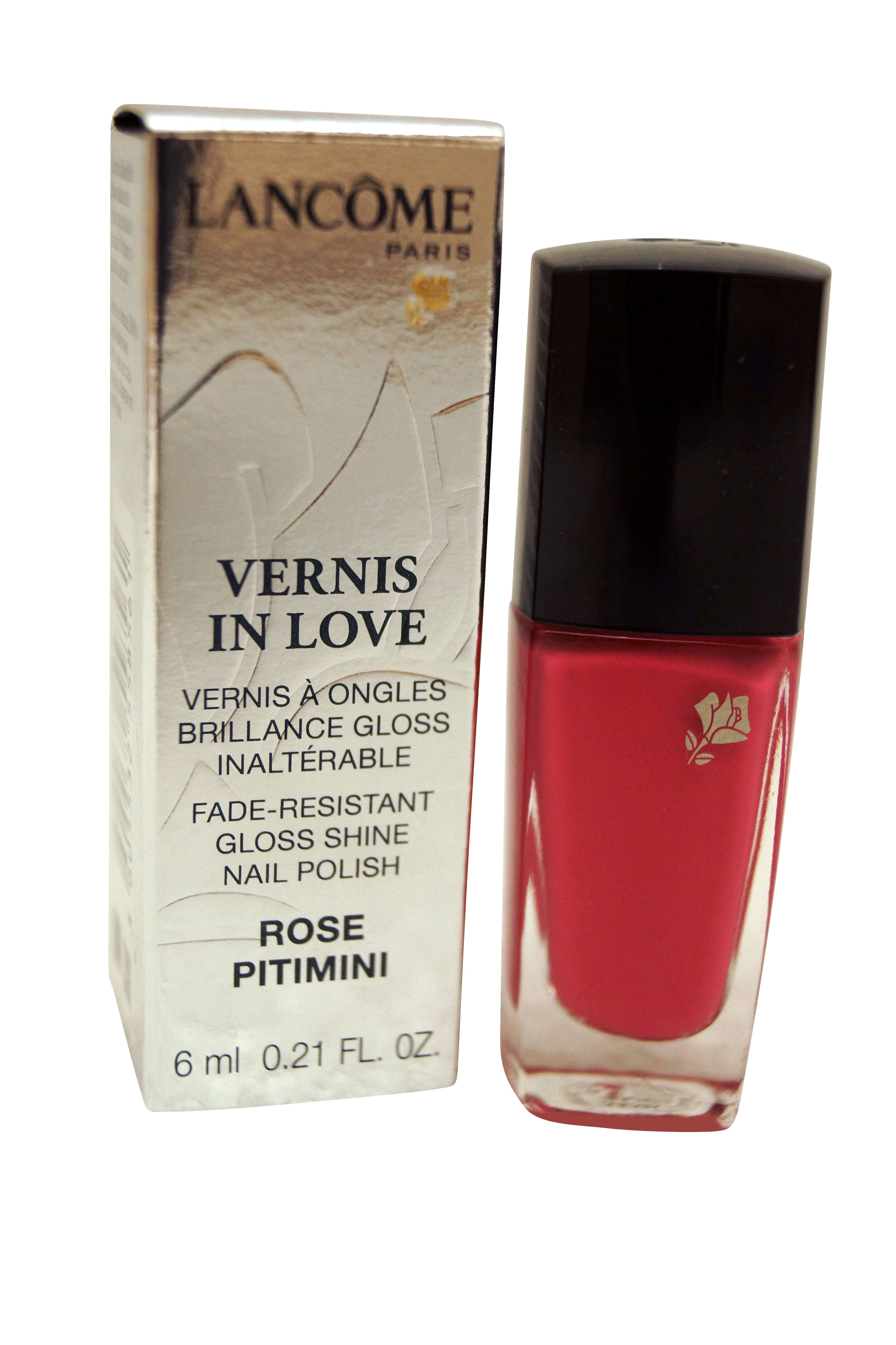 Lancome Paris Vernis In Love Gloss Shine Nail Polish 343B Rose Pitimini