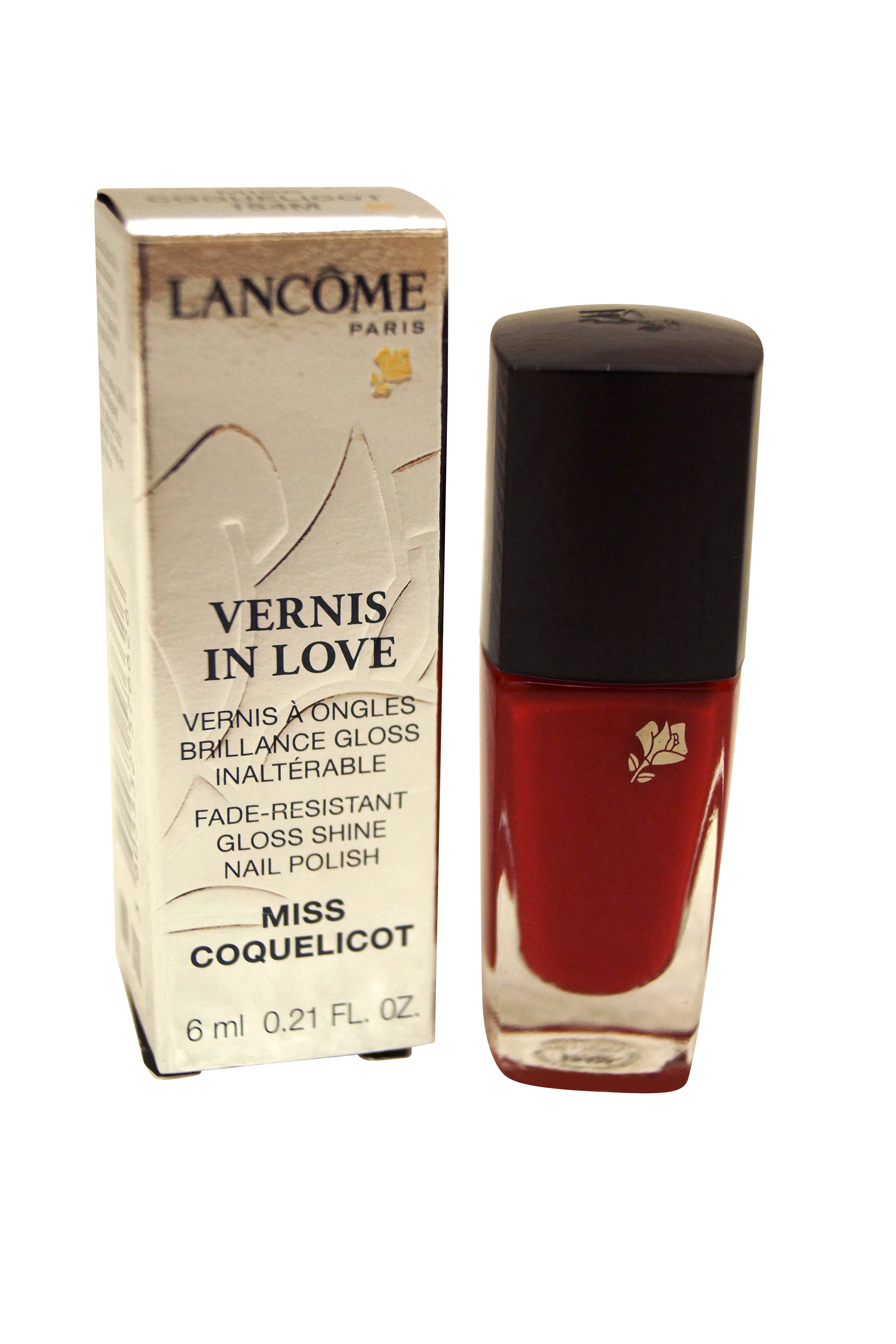 Lancome Paris Vernis In Love Gloss Shine Nail Polish 154M Miss Coquelicot