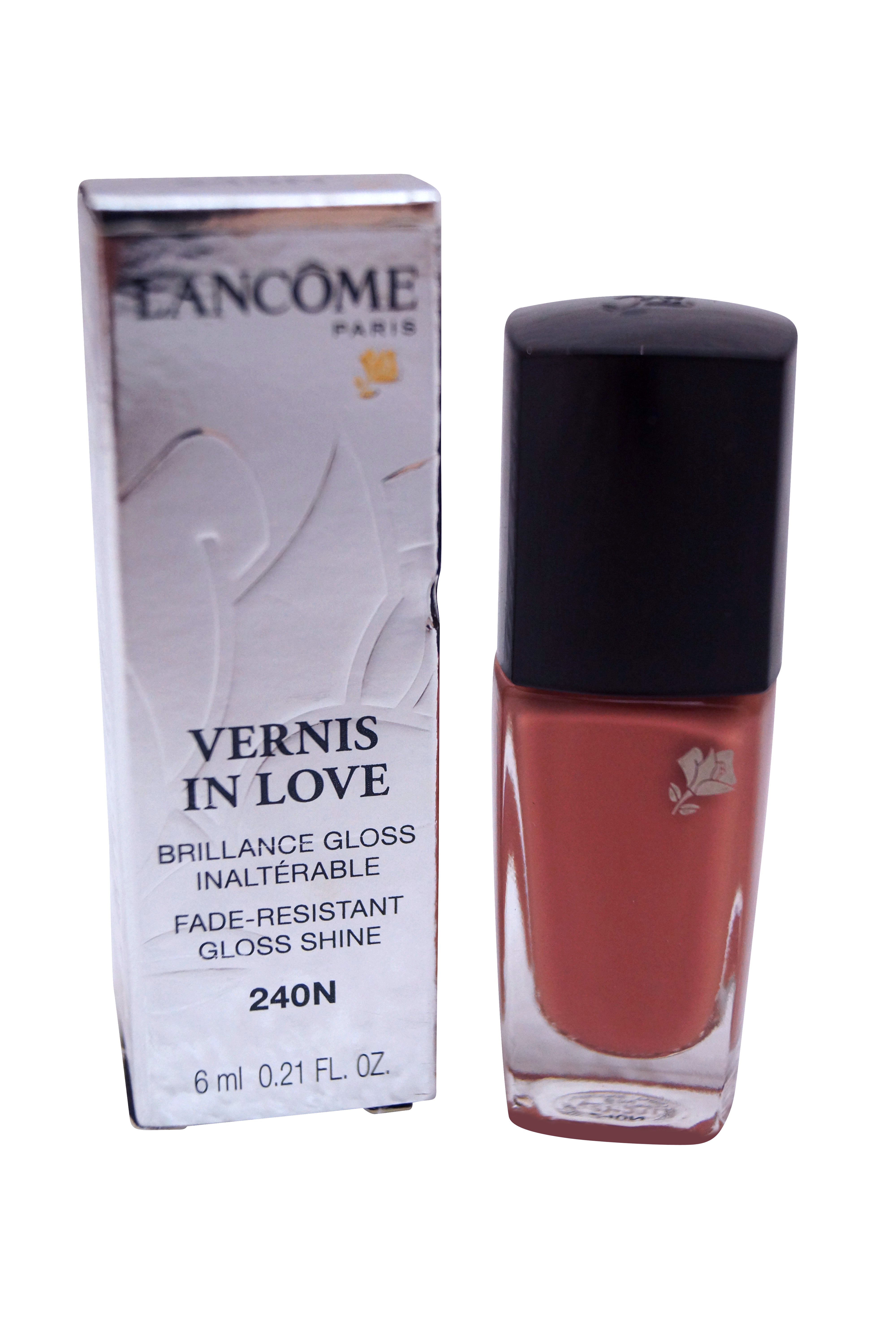 Lancome Paris Vernis In Love Gloss Shine Nail Polish 240N Beige Dentelle