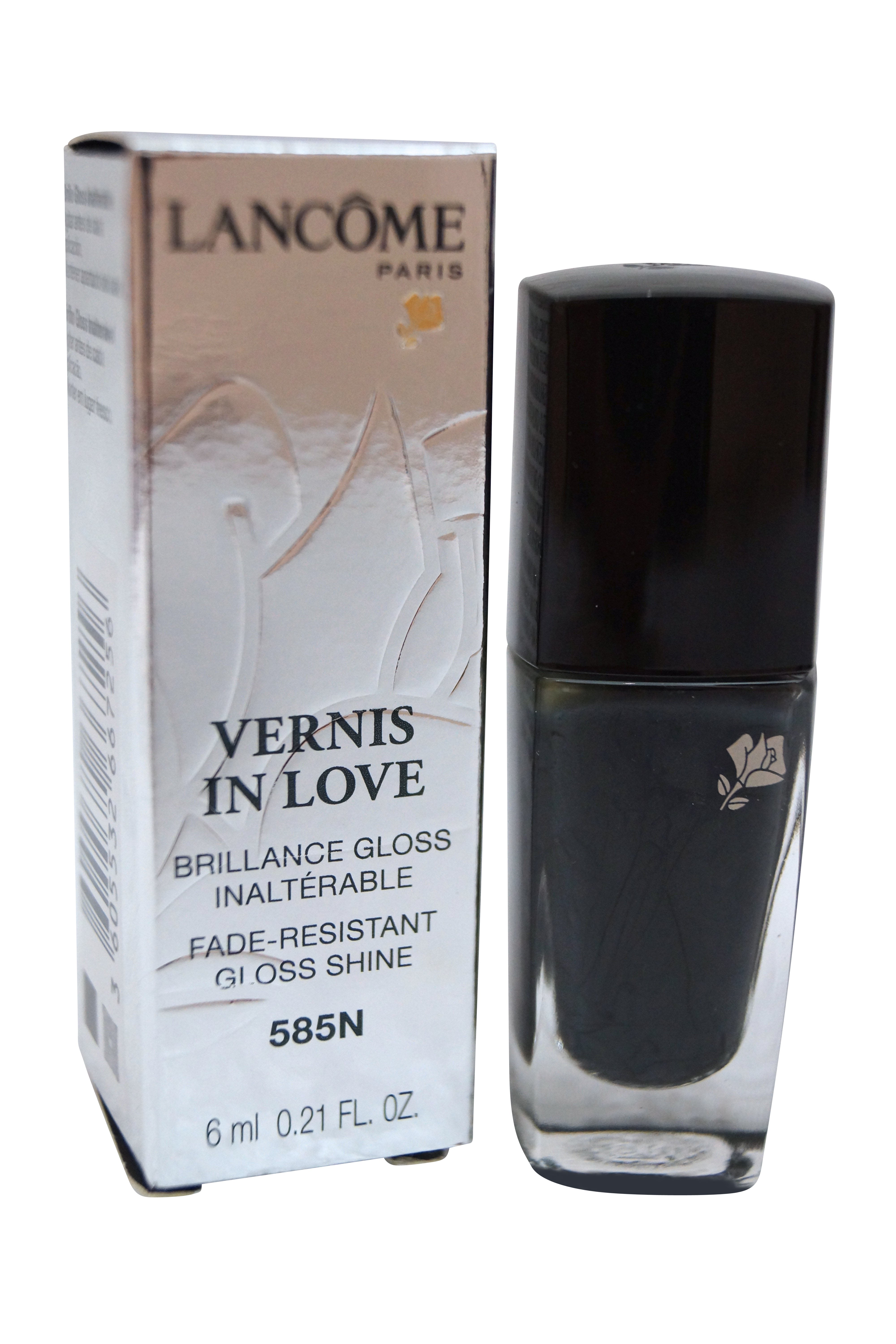 Lancome Paris Vernis In Love Gloss Shine Nail Polish 585N Noir Caviar