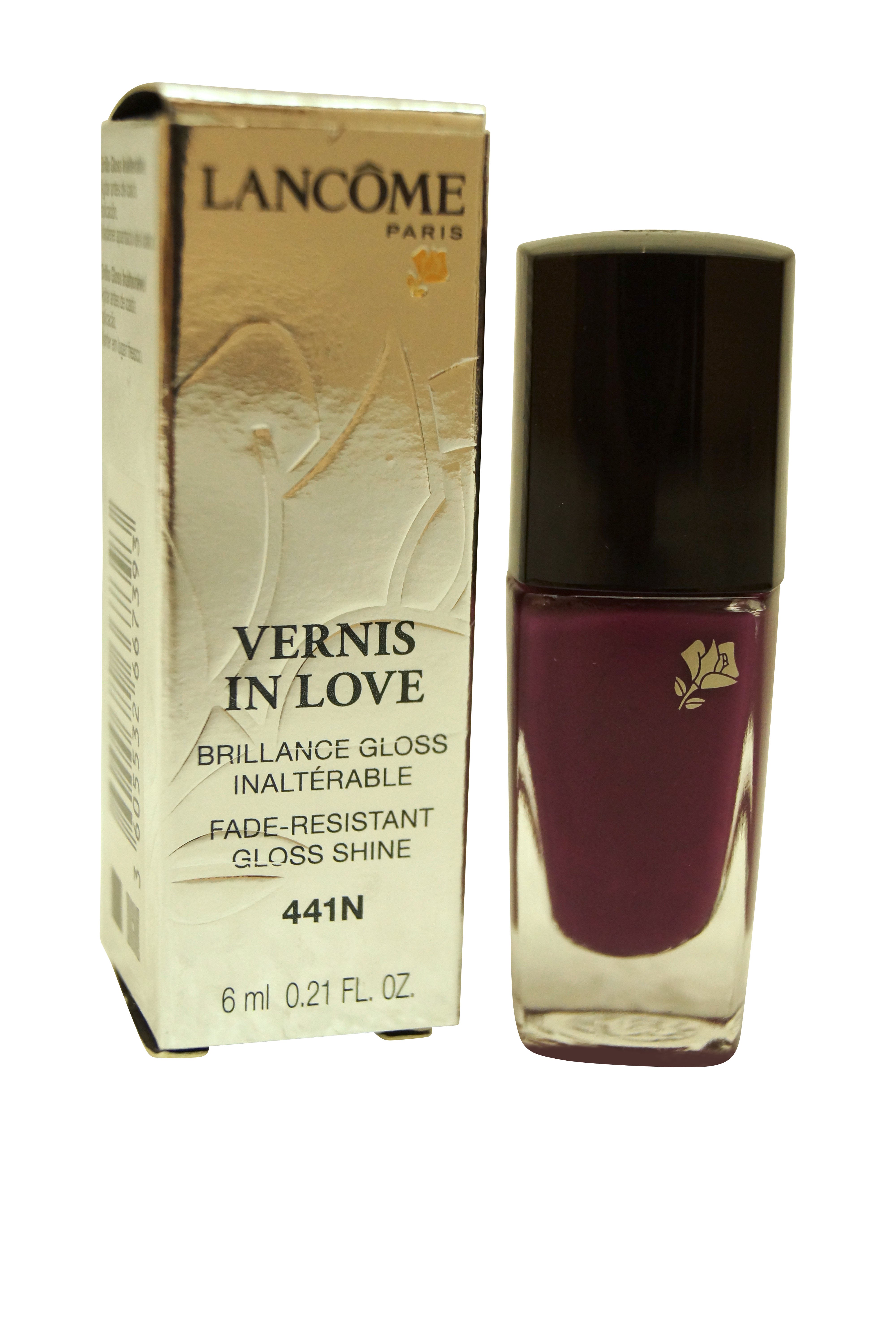 Lancome Paris Vernis In Love Gloss Shine Nail Polish 441N Midnight Rose