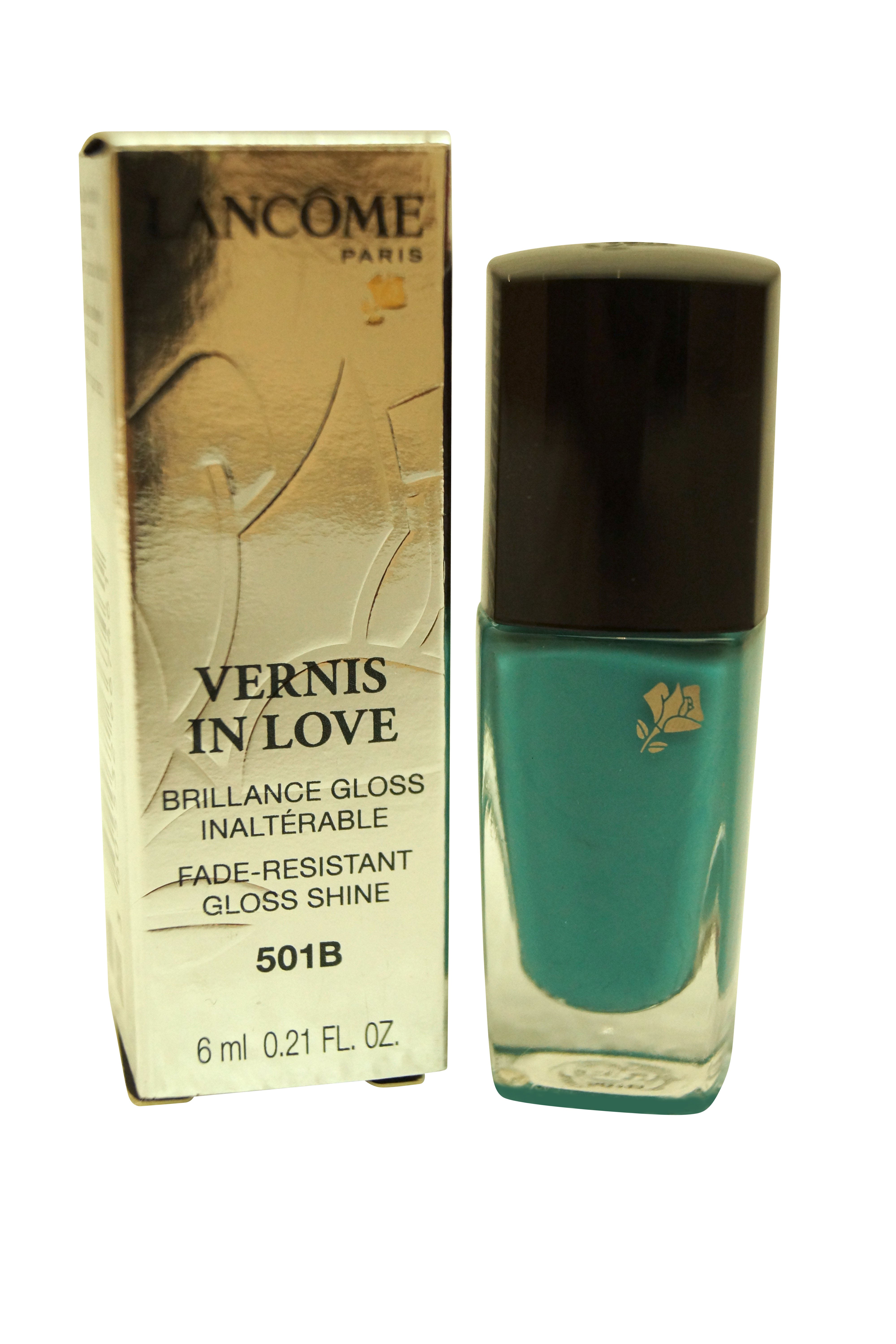 Lancome Paris Vernis In Love Gloss Shine Nail Polish 501B Aquamarine