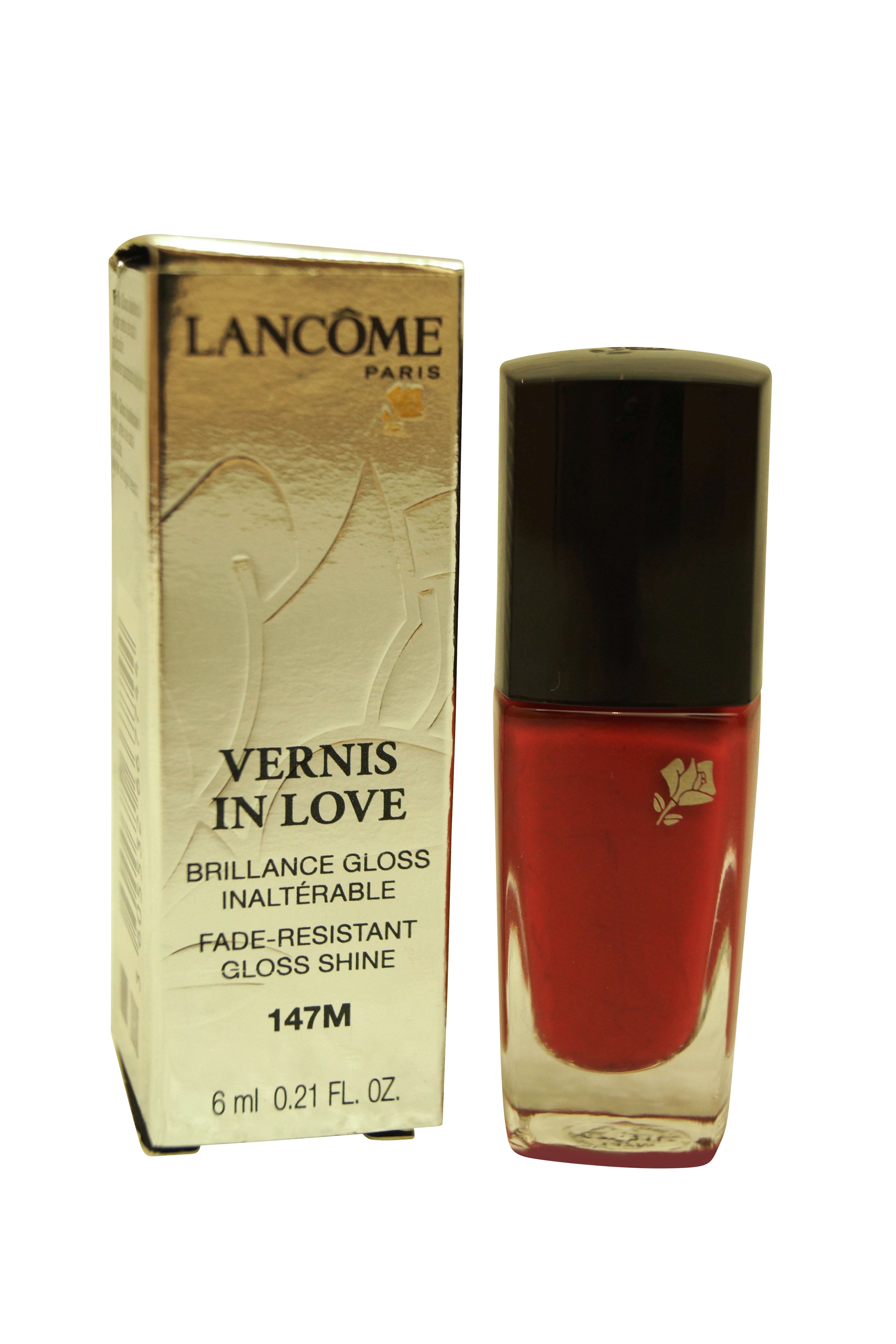 Lancome Paris Vernis In Love Gloss Shine Nail Polish 147M Rouge Valentine